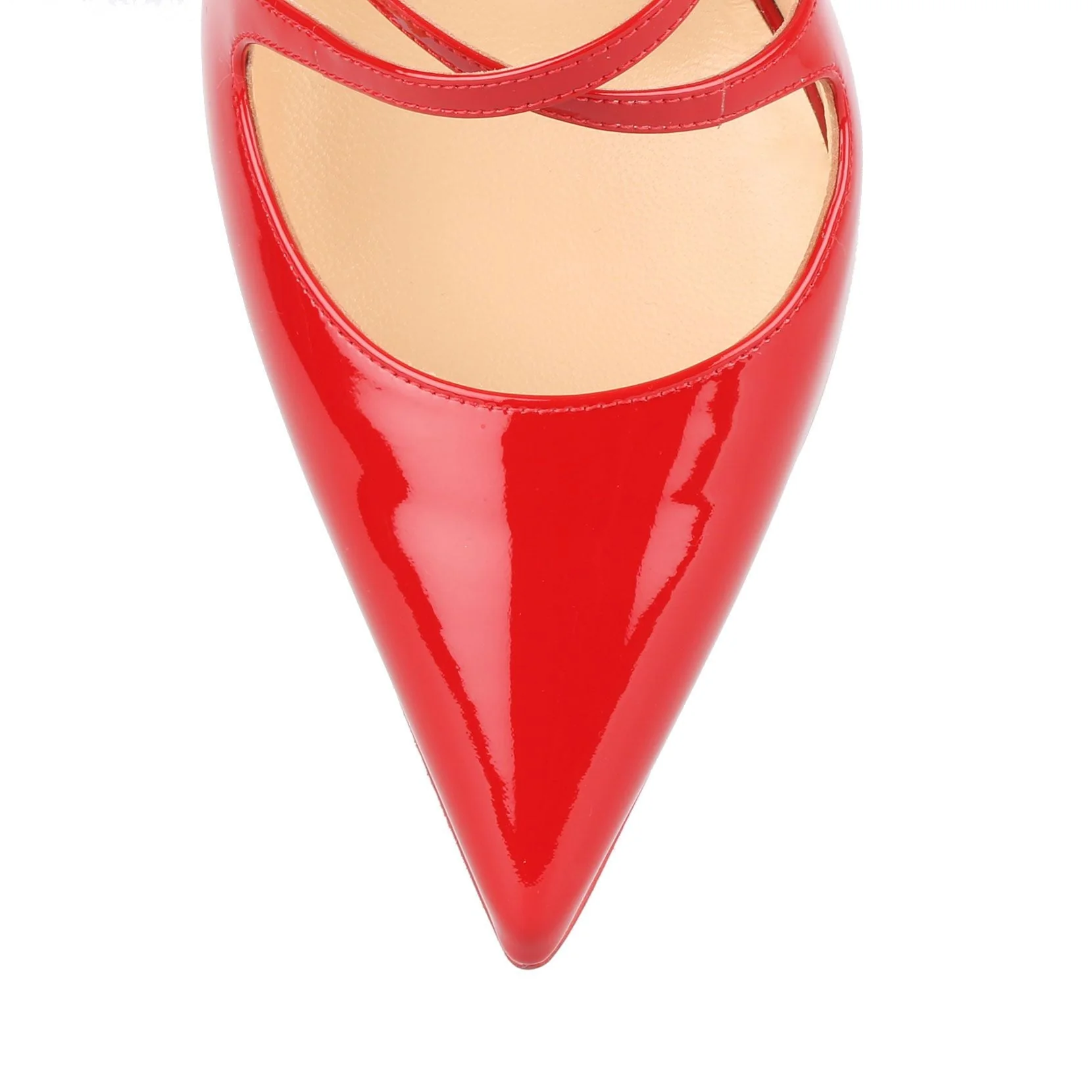 Crossfliketa 100 red patent leather pumps - Image 3