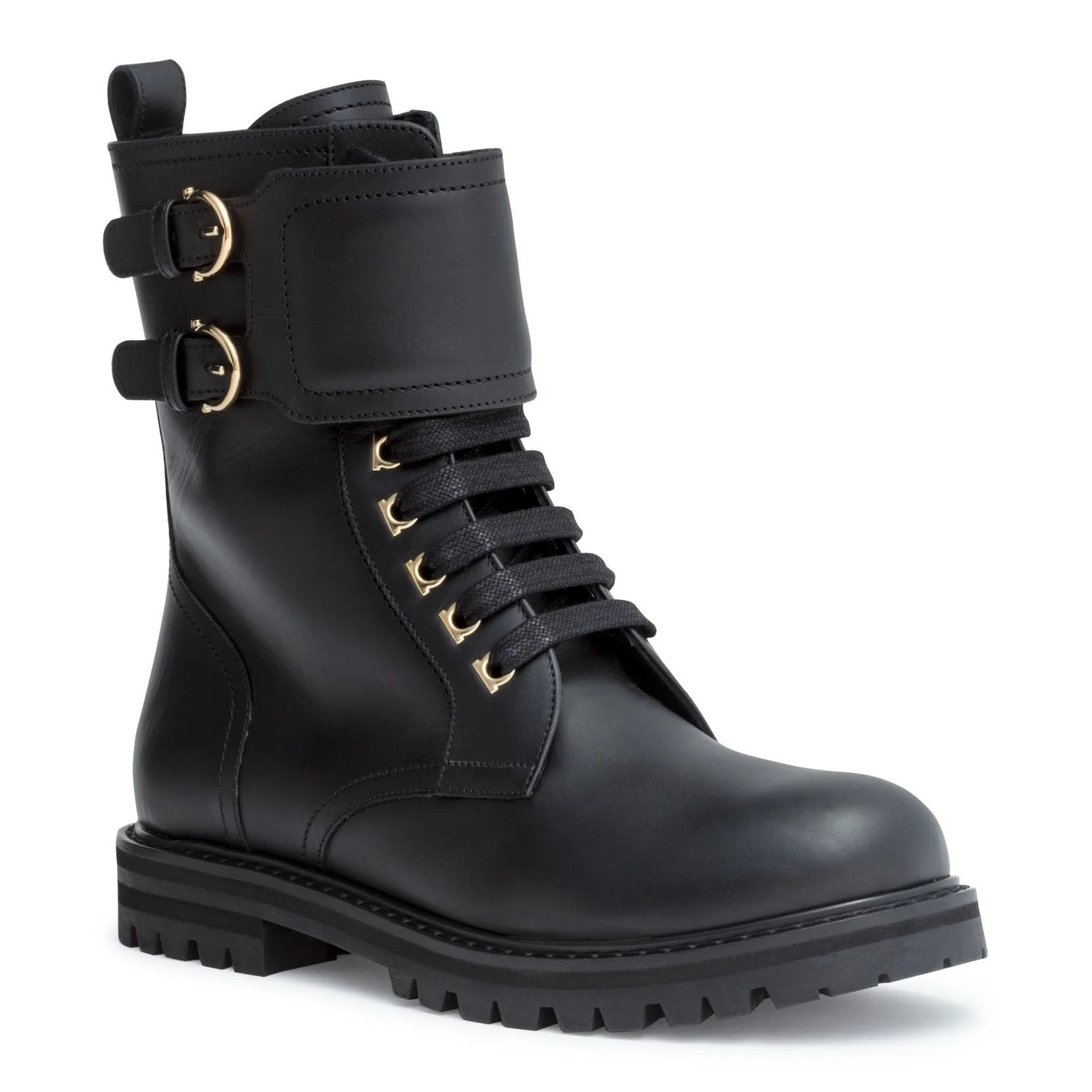 Crotone black combat boots - Image 2