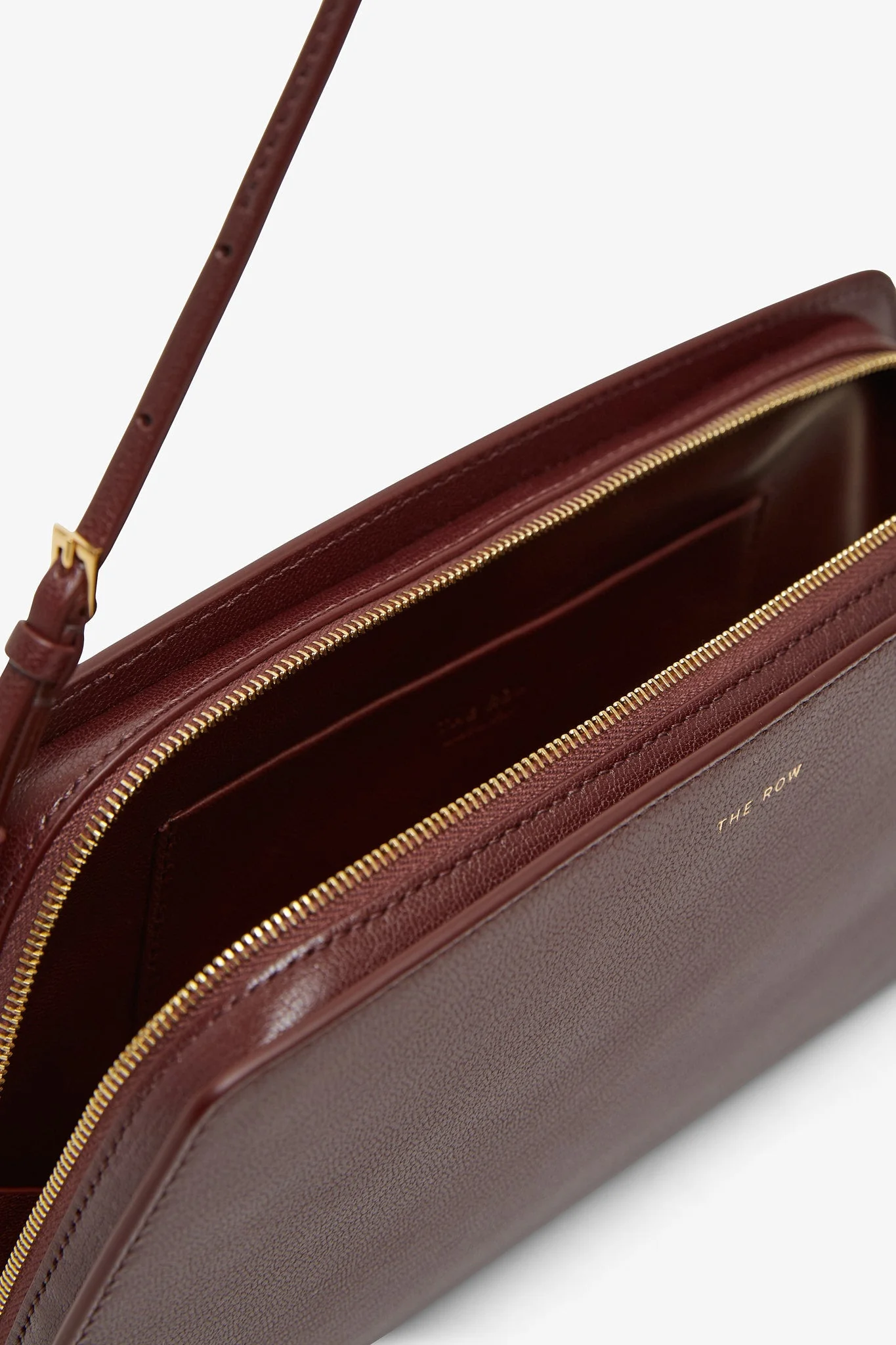Dalia baguette burgundy leather bag - Image 4
