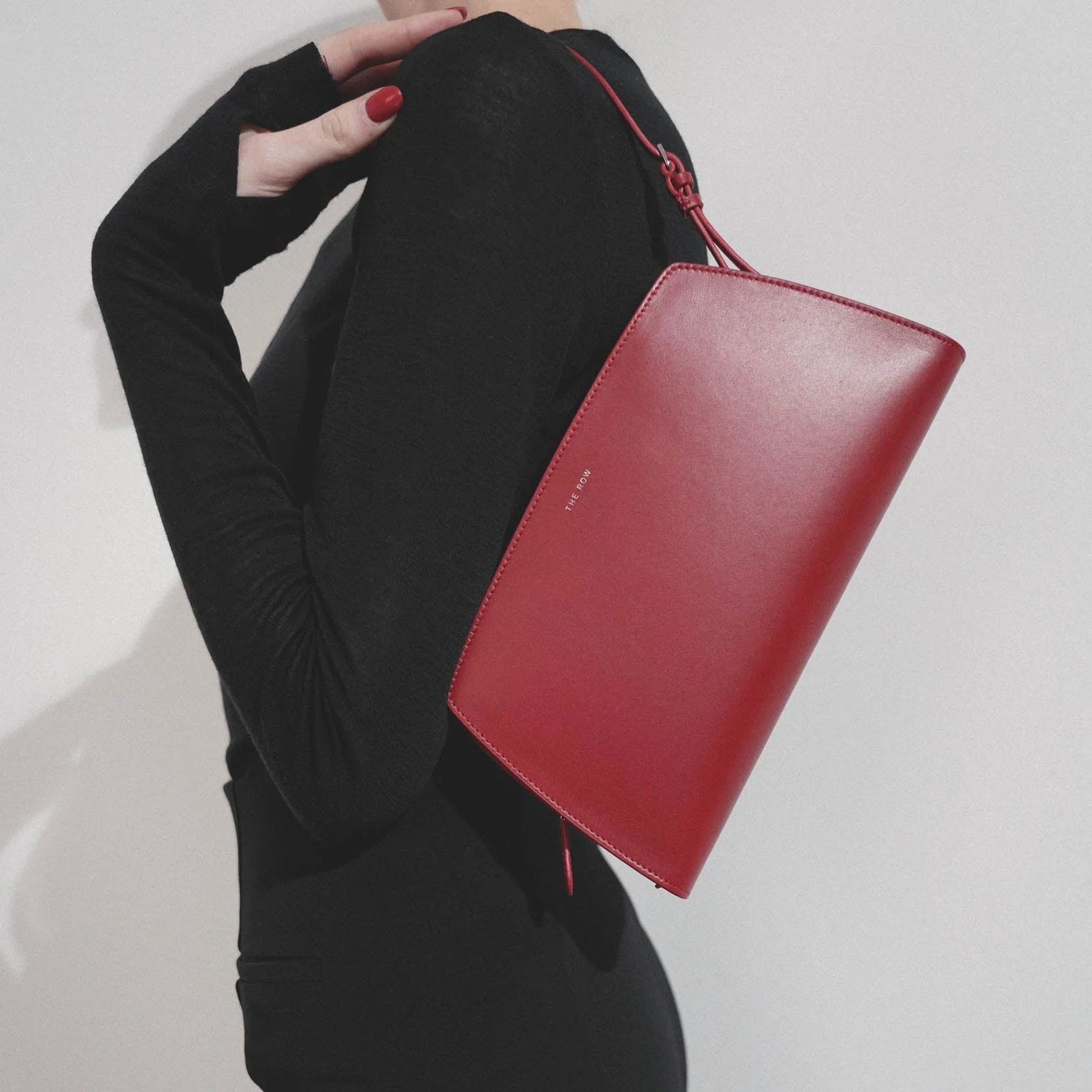 Dalia baguette red box calf bag - Image 6