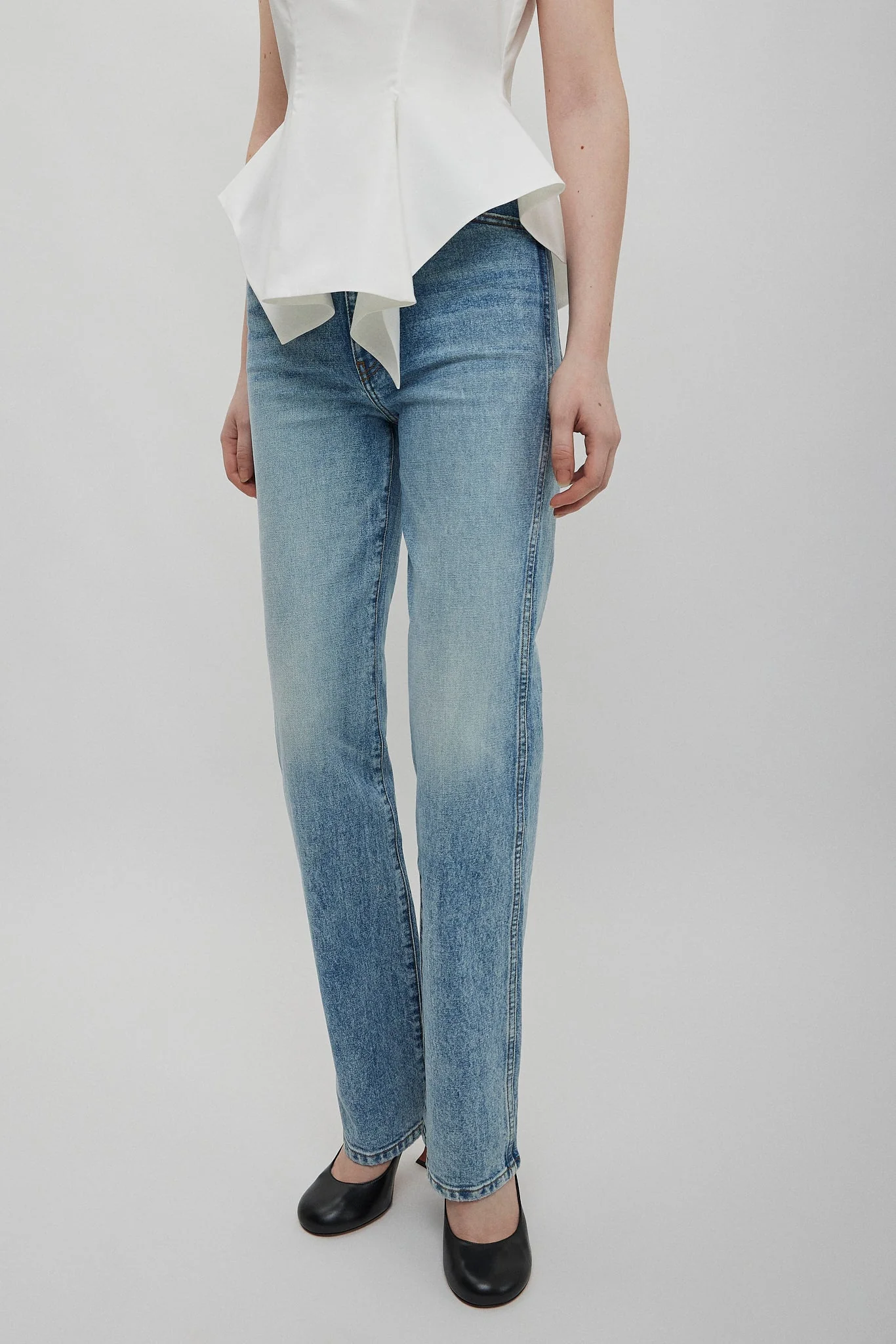 Danielle light blue stretch jeans - Image 2