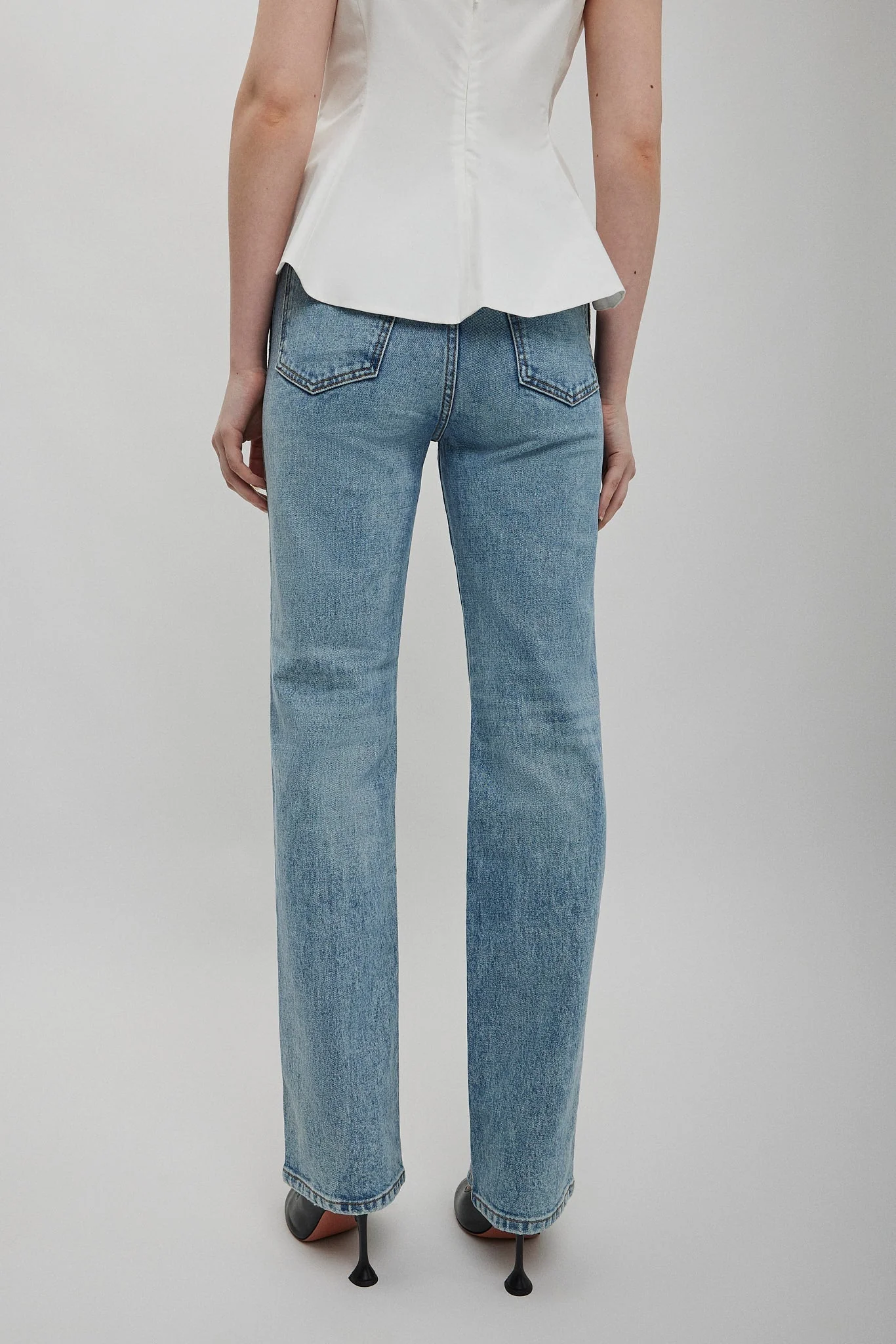 Danielle light blue stretch jeans - Image 4