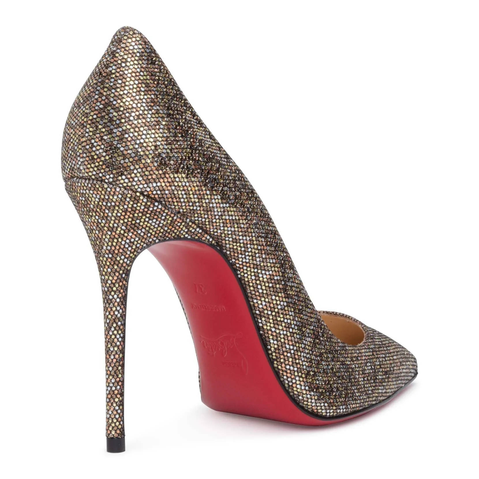 Decollete 100 multi glitter pumps - Image 3