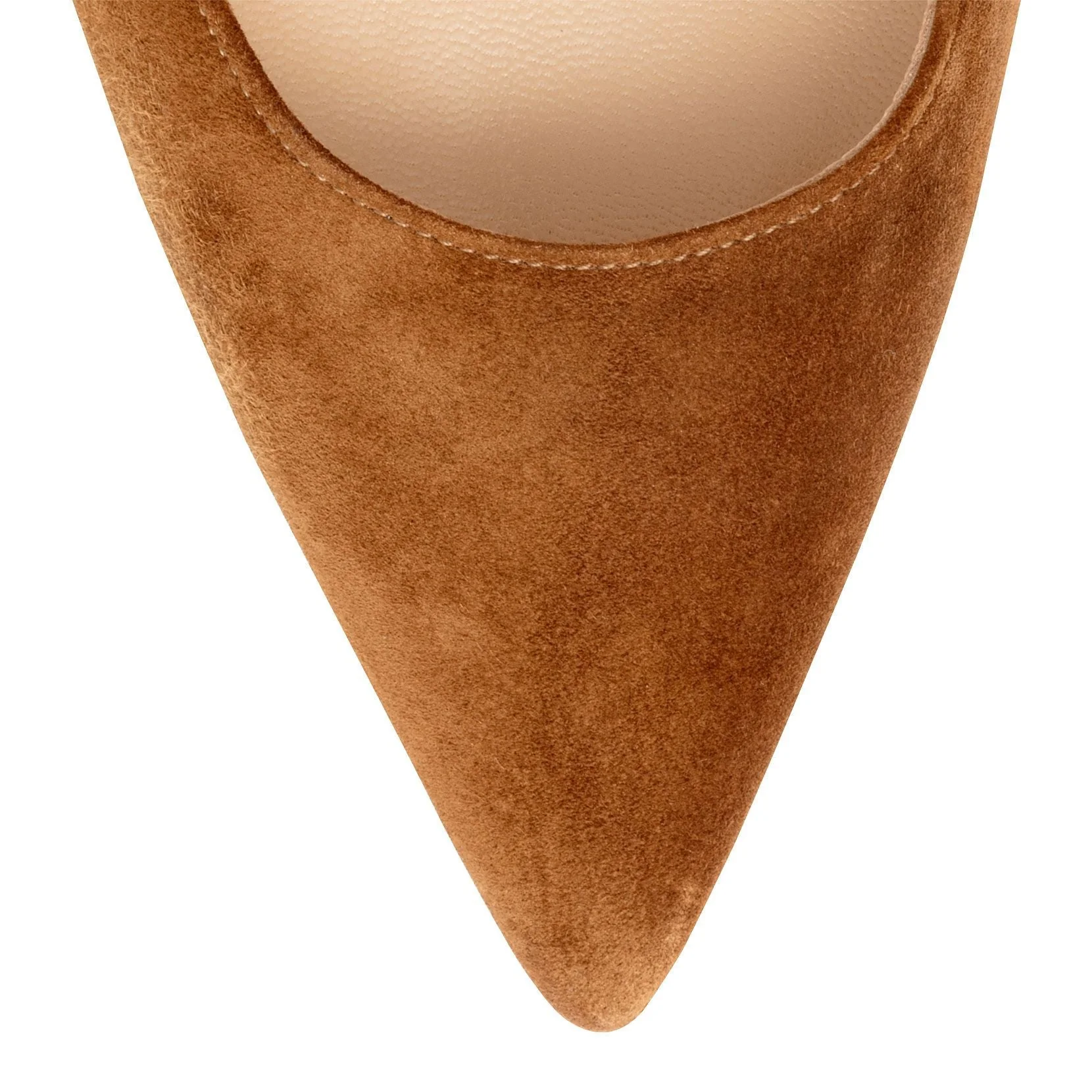 Decollete 85 tan suede pumps - Image 4