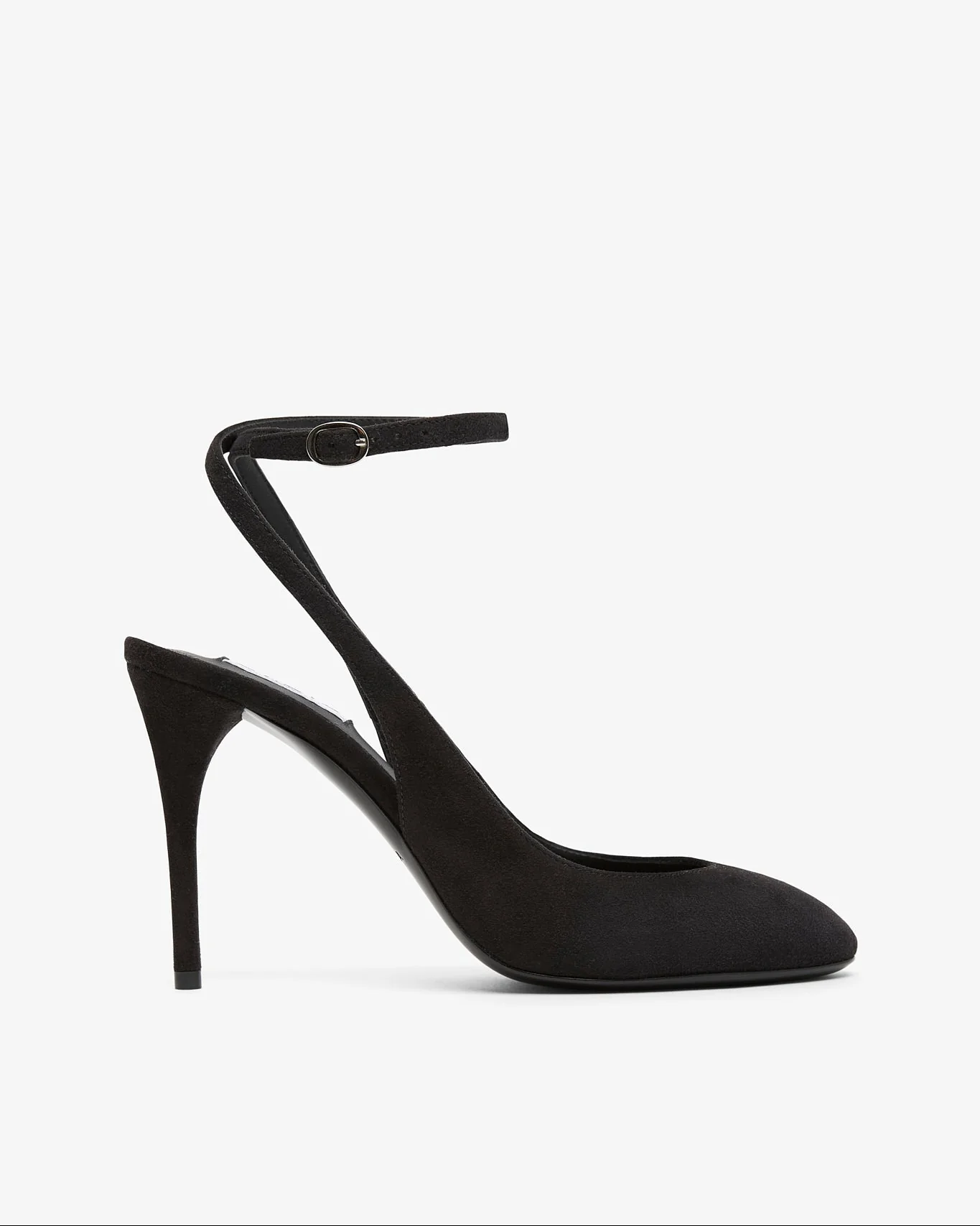Decollete 90 black slingbacks