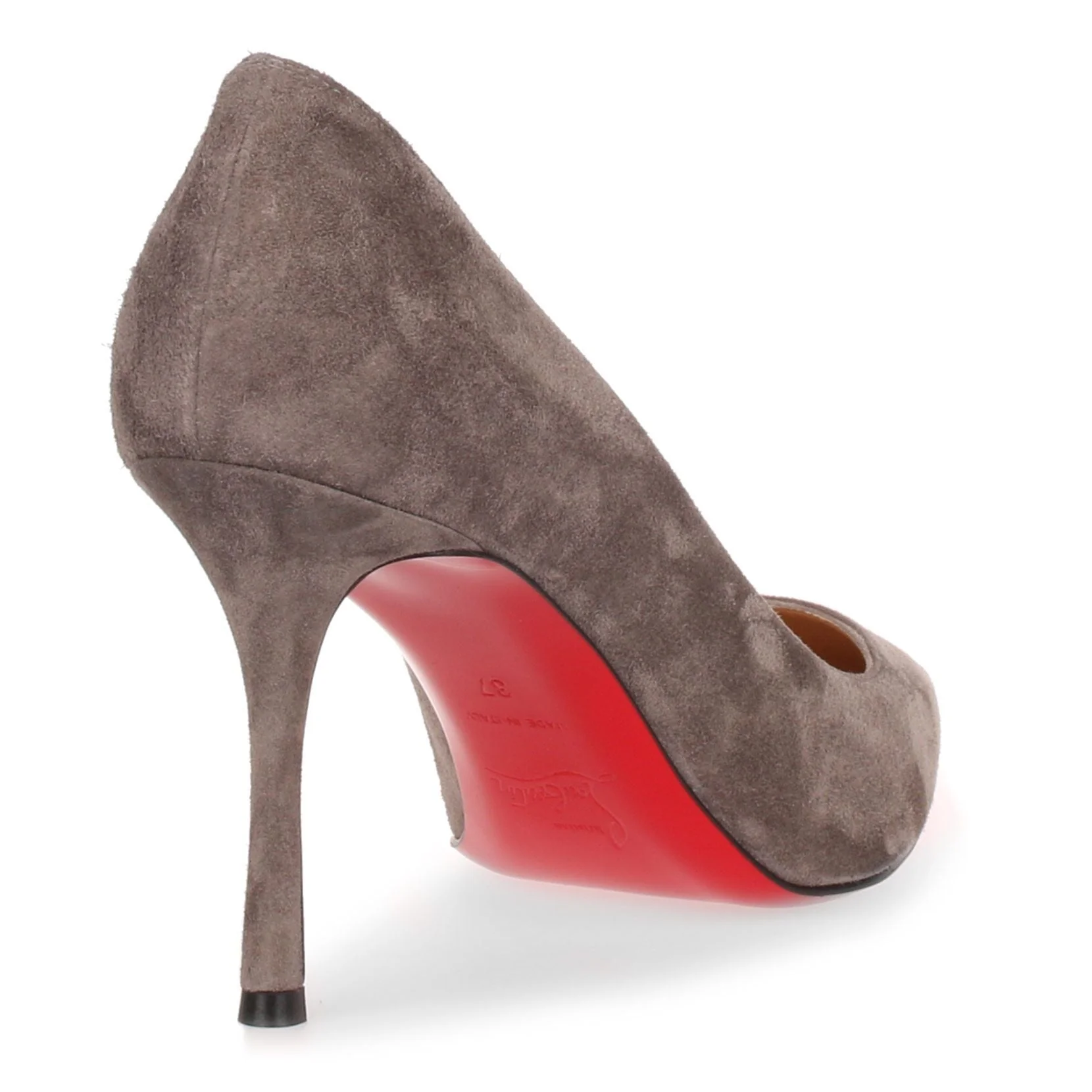 Decoltish 85 grey suede pump - Image 3