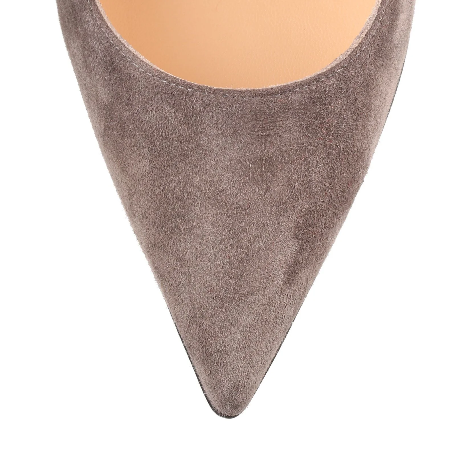 Decoltish 85 grey suede pump - Image 4