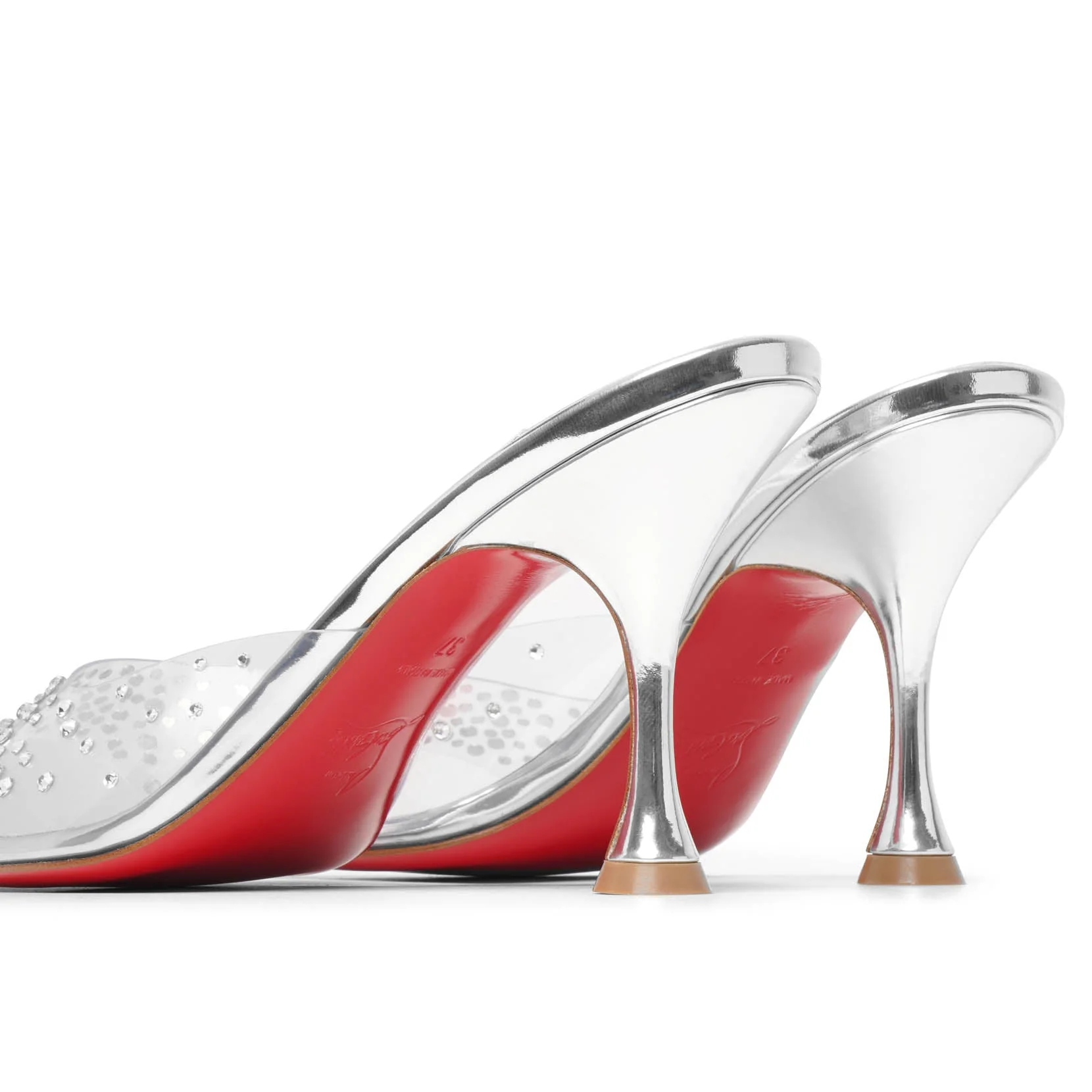 Degramule 85 silver strass mules - Image 5