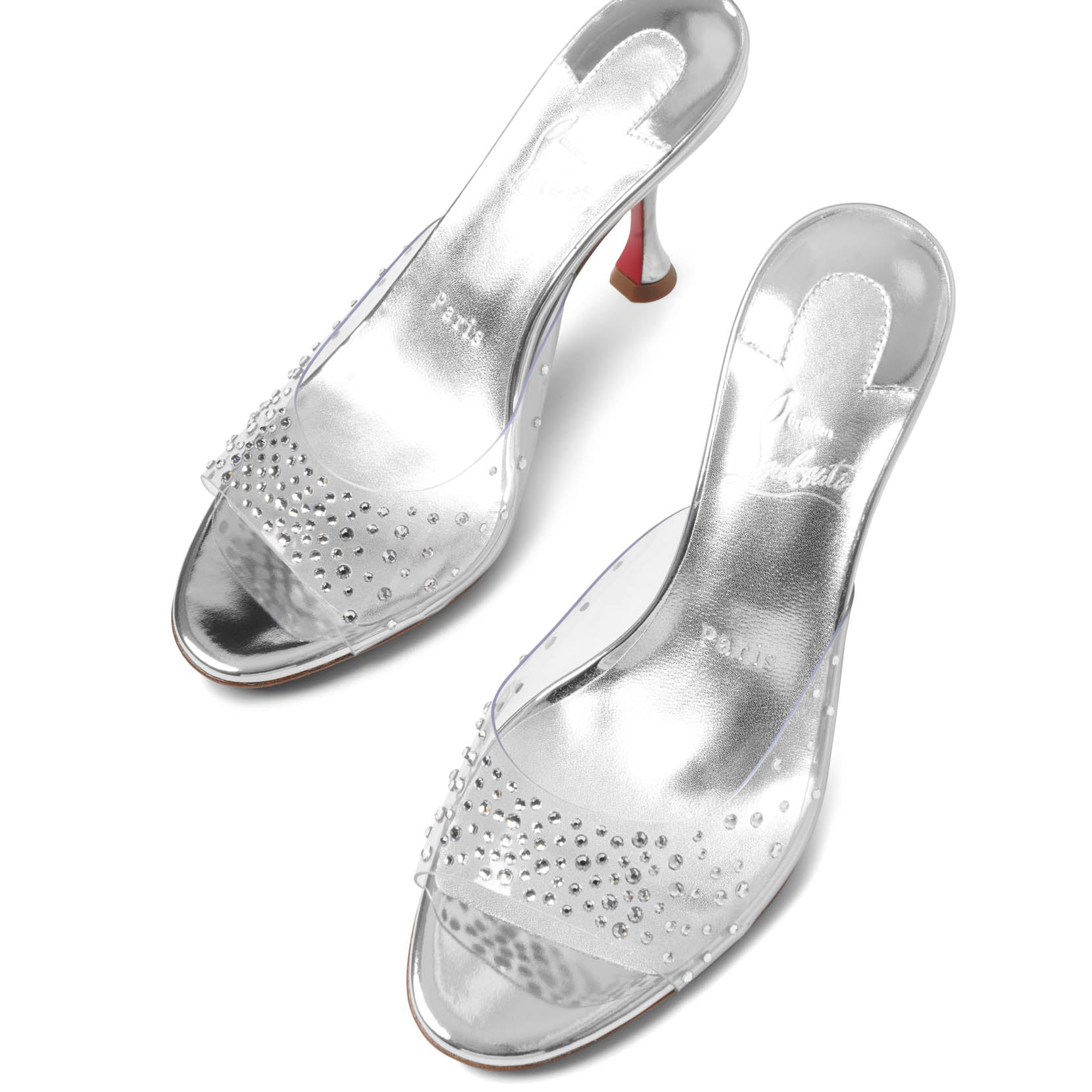 Degramule 85 silver strass mules - Image 6