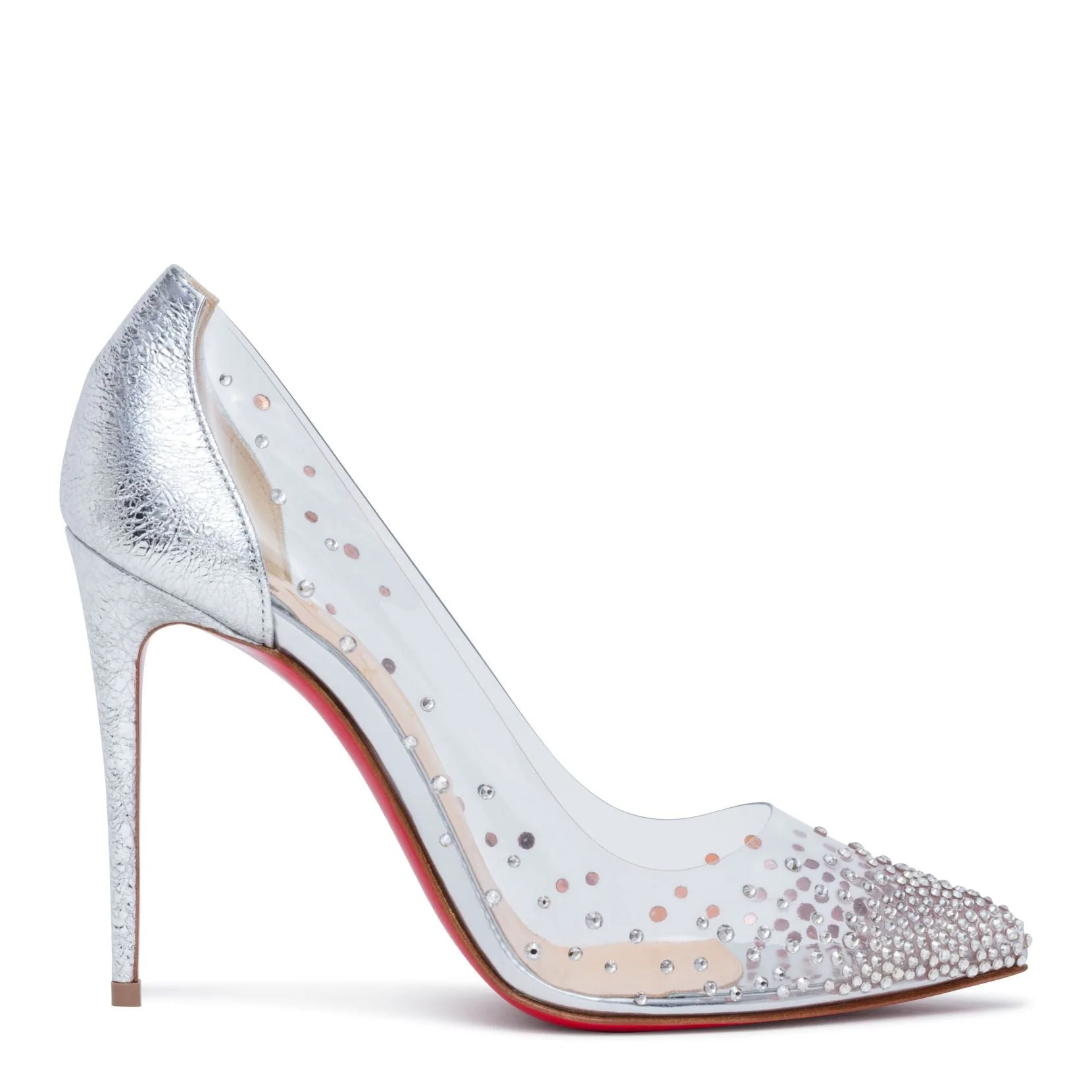 Degrastrass 100 silver patent pumps - Image 2