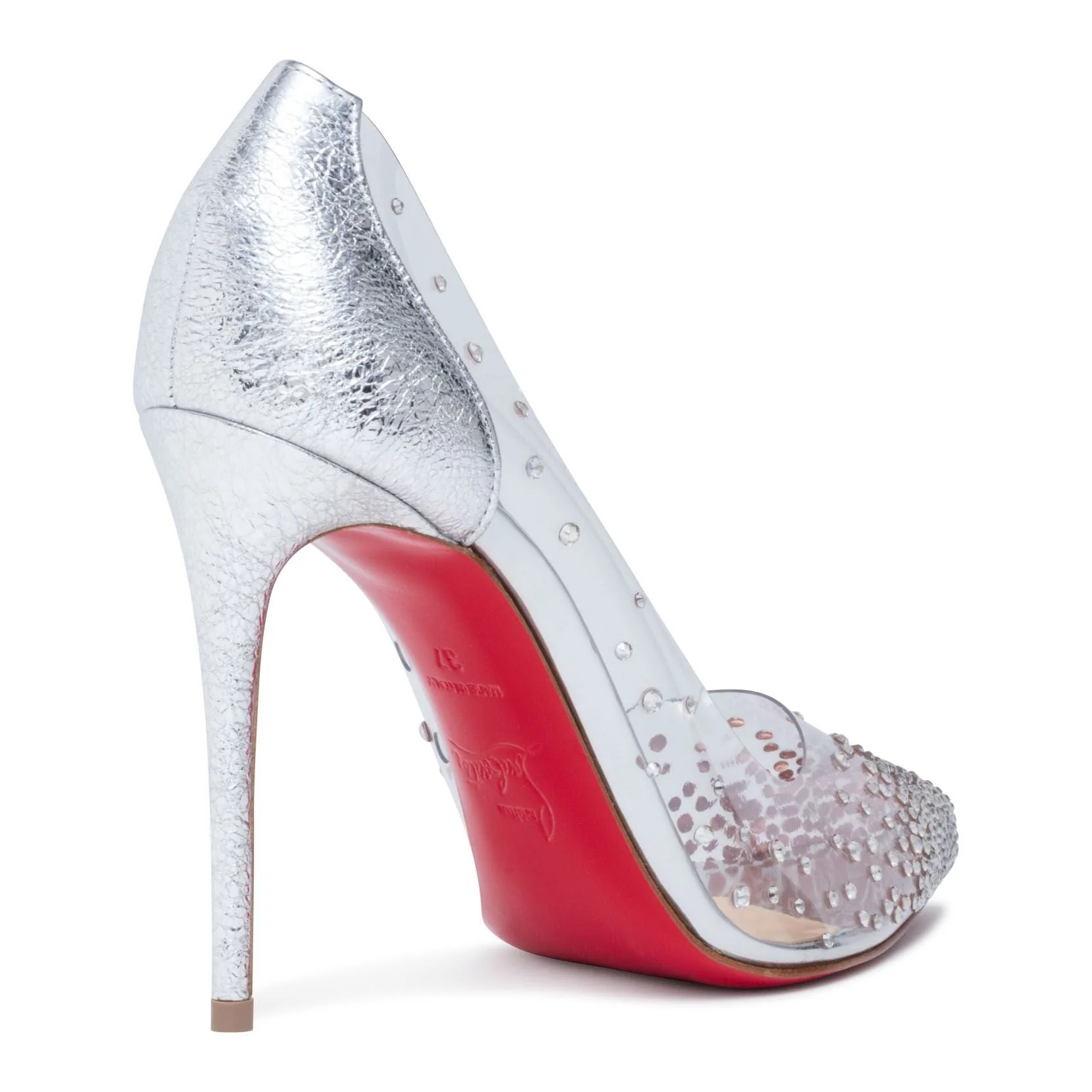 Degrastrass 100 silver patent pumps - Image 3