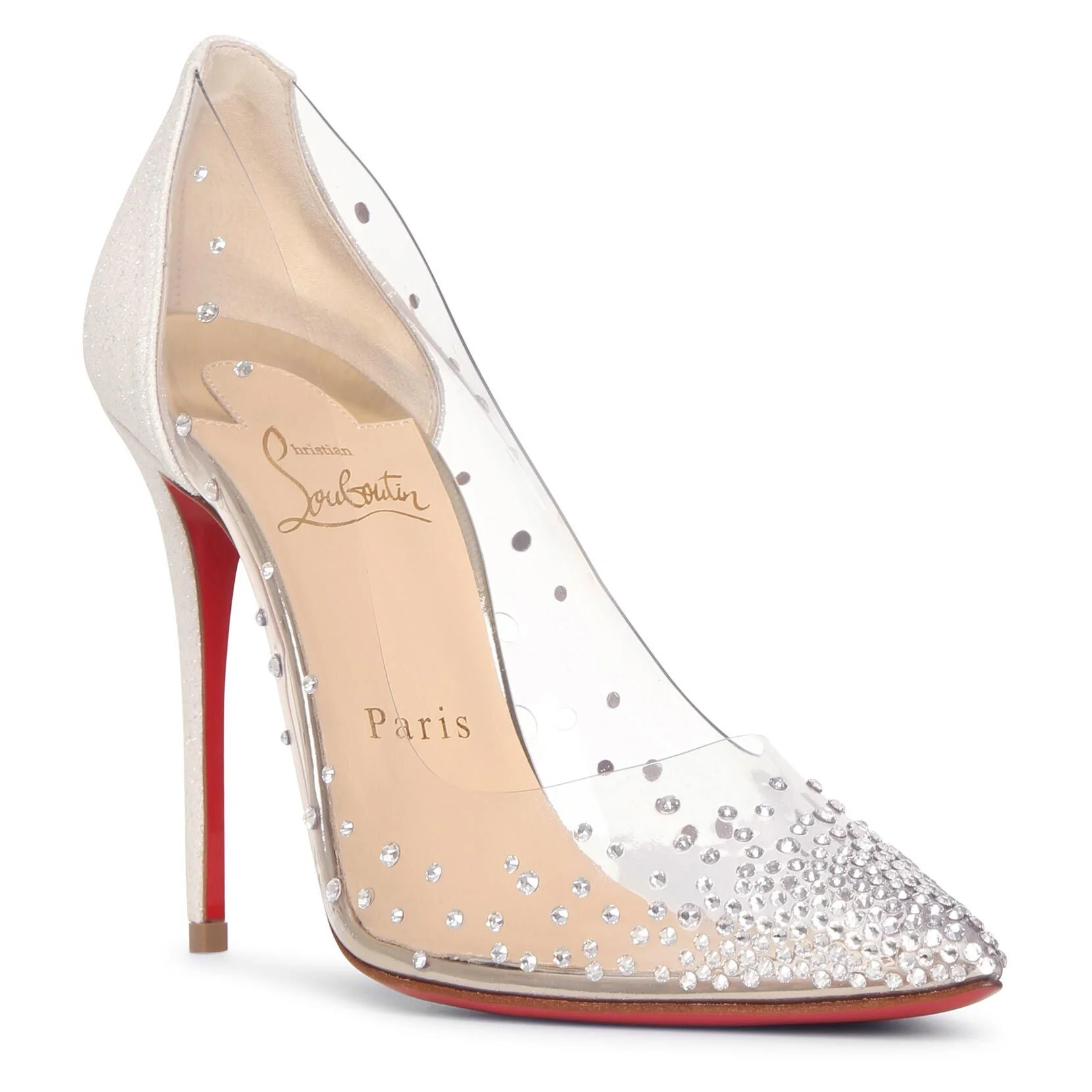 Degrastrass pvc 100 white gold pumps - Image 2