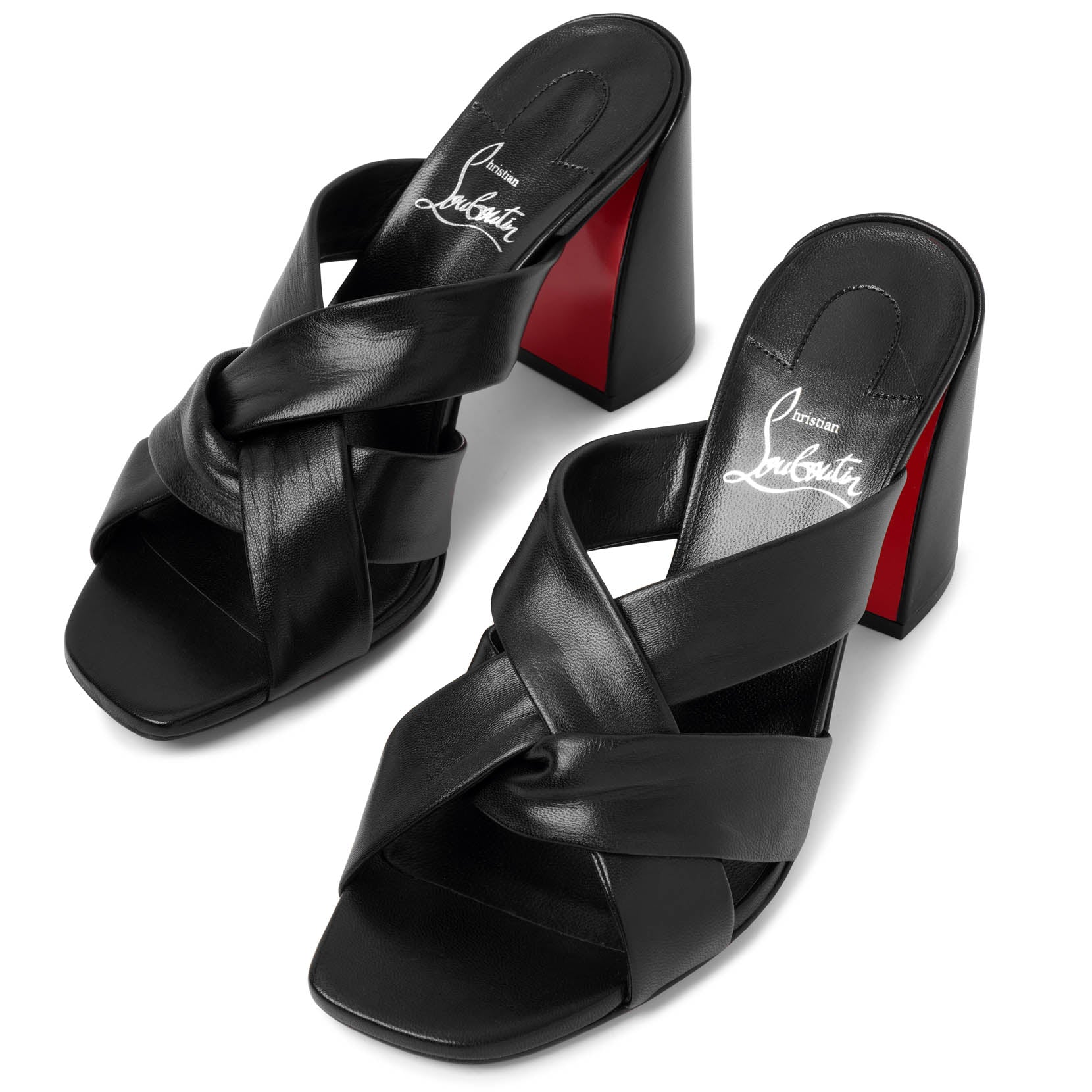 Dispo club black leather mules - Image 6
