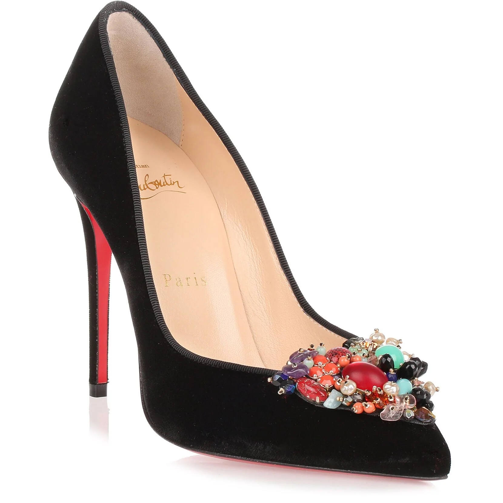 Diva Cora 100 black velvet pump - Image 2