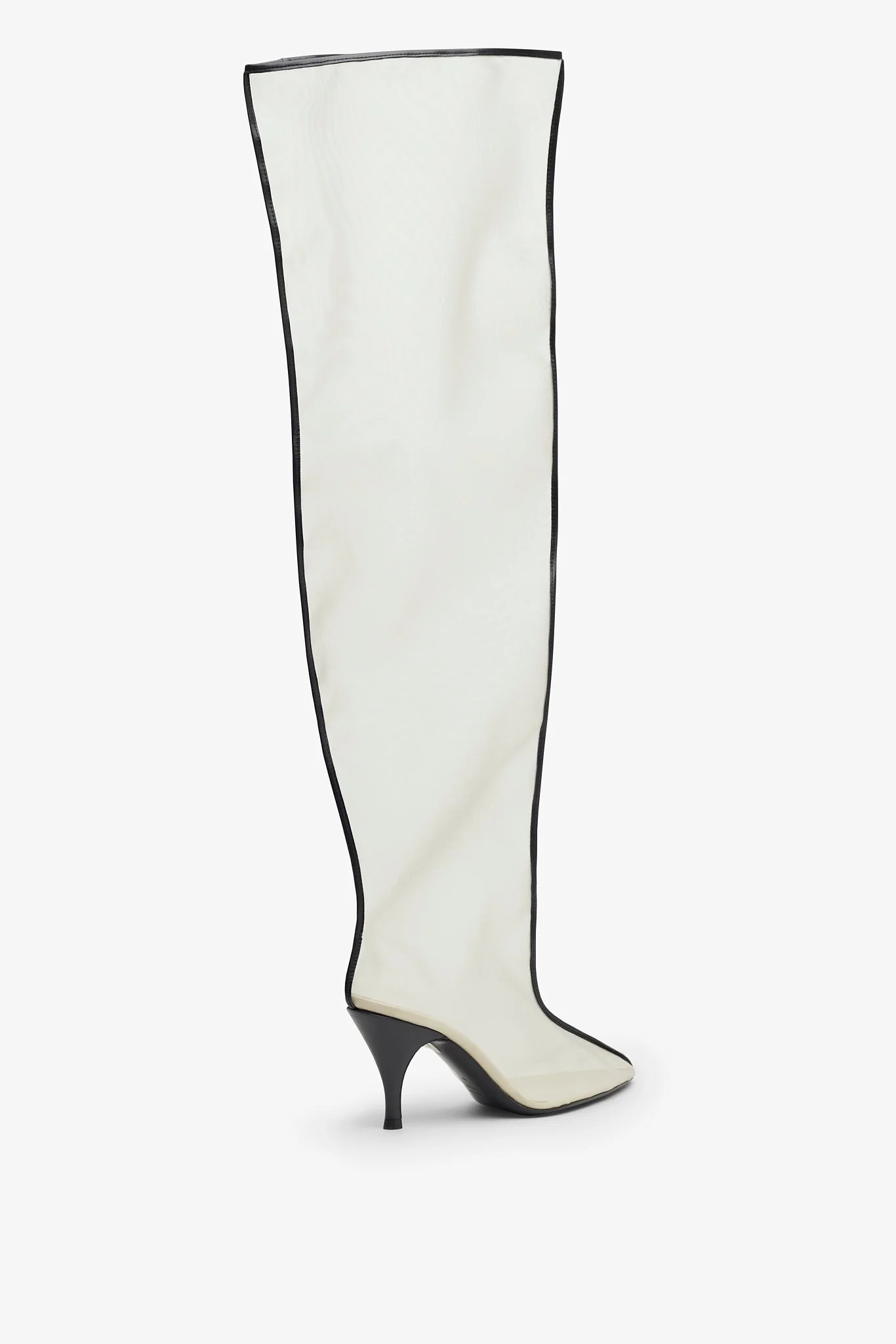 Drawing a blank 85 ivory mesh boots - Image 3