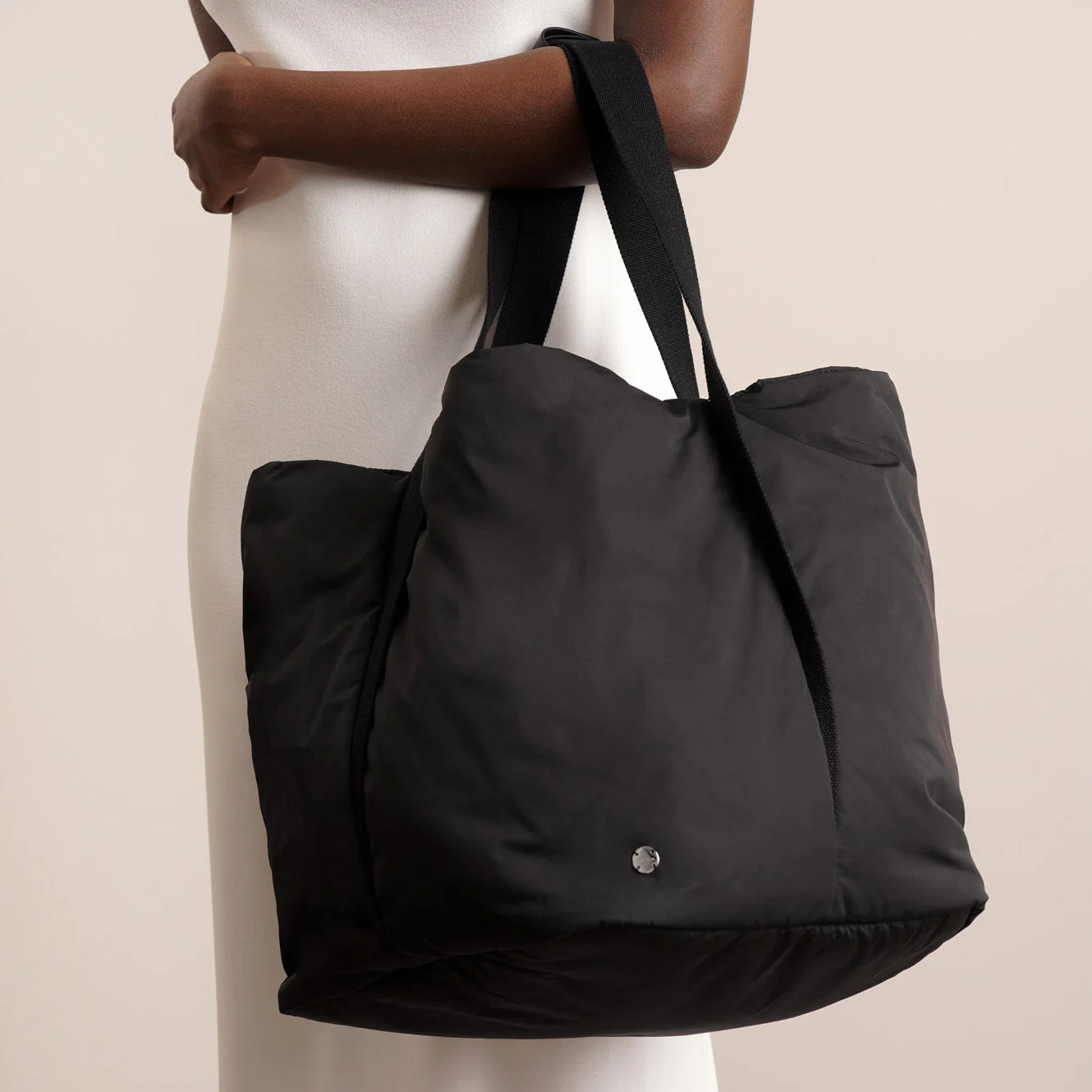 Drew black nylon duffel bag - Image 7