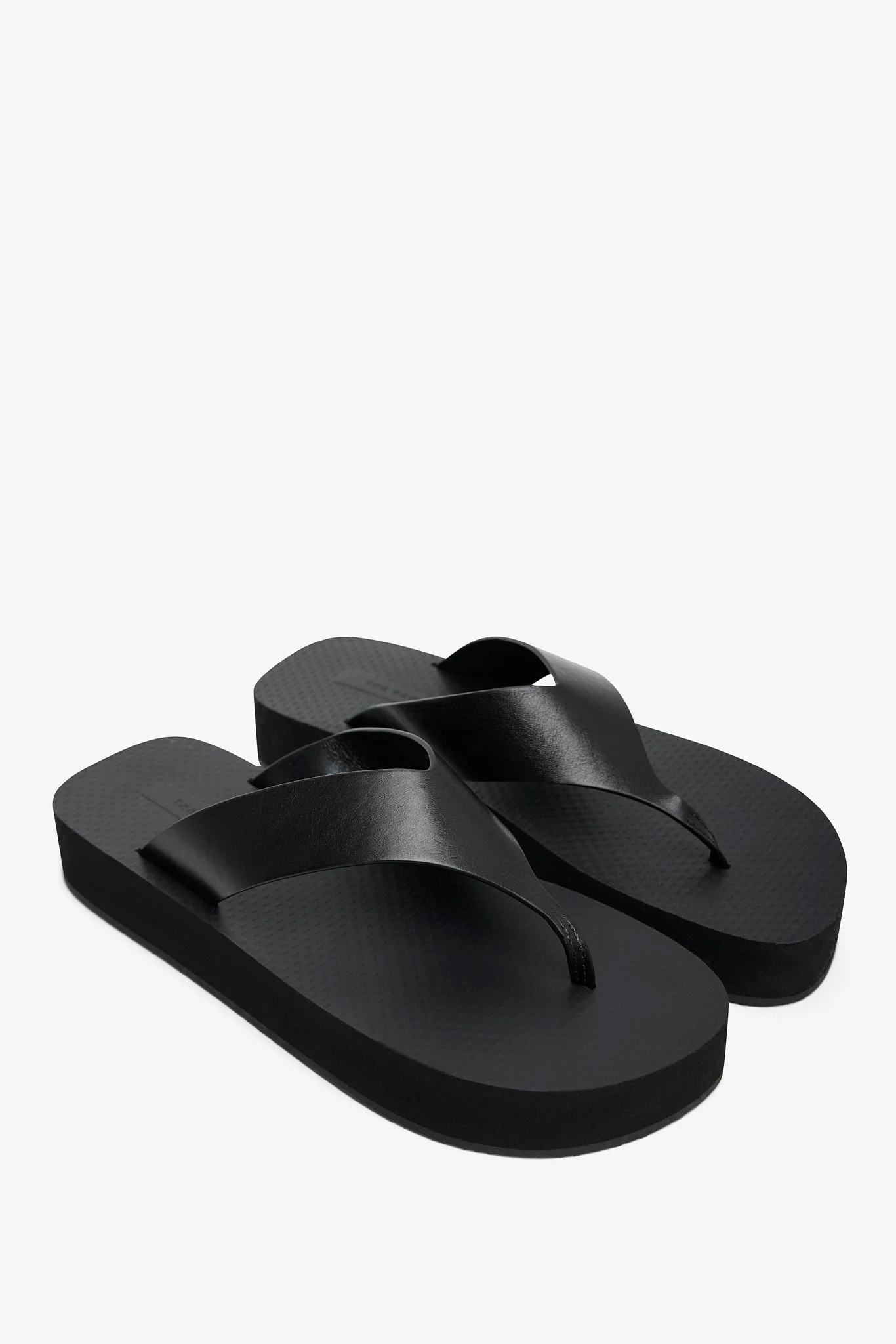 Dune flatform ginza black slides - Image 3