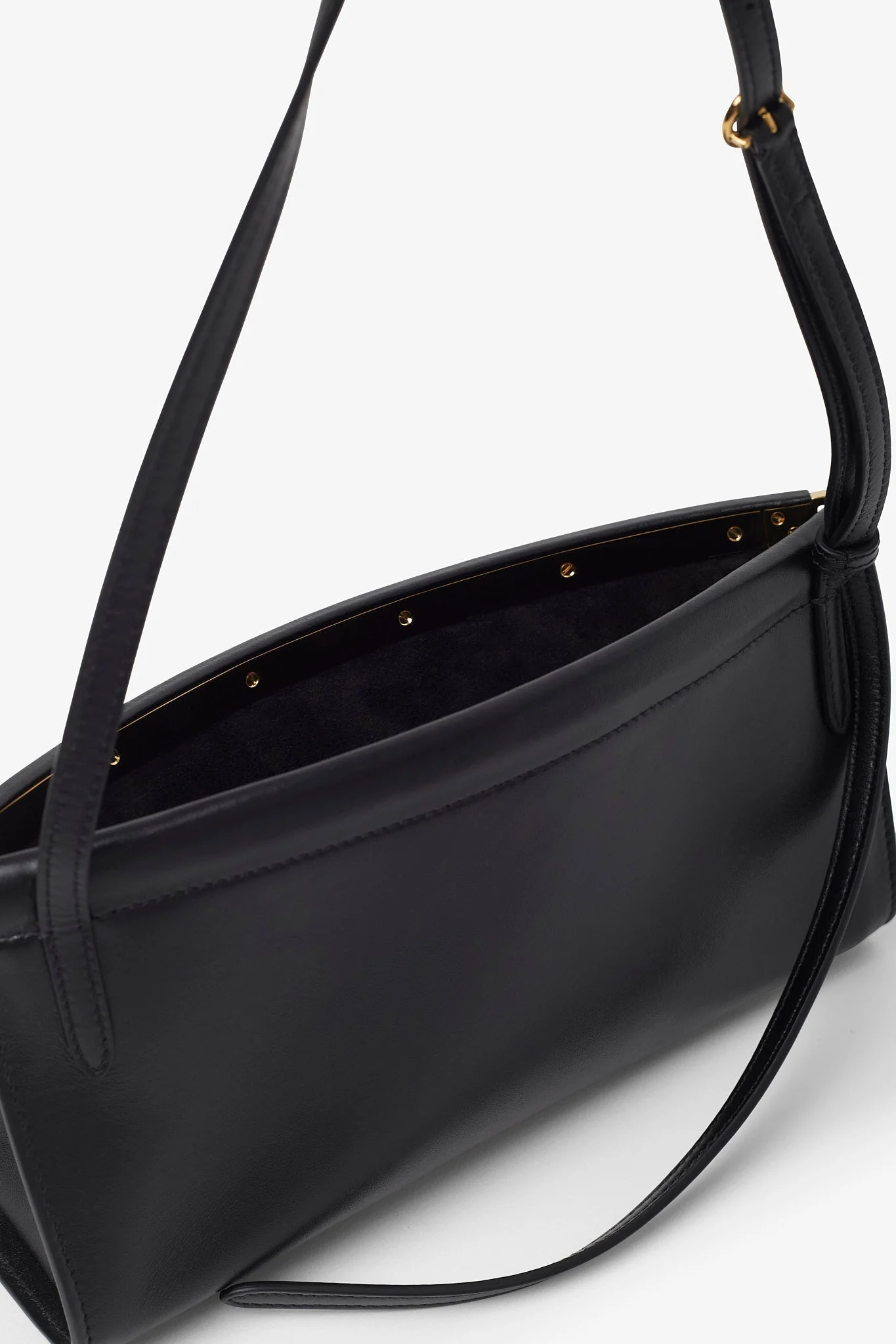 East West S black calf leather bag - Image 3