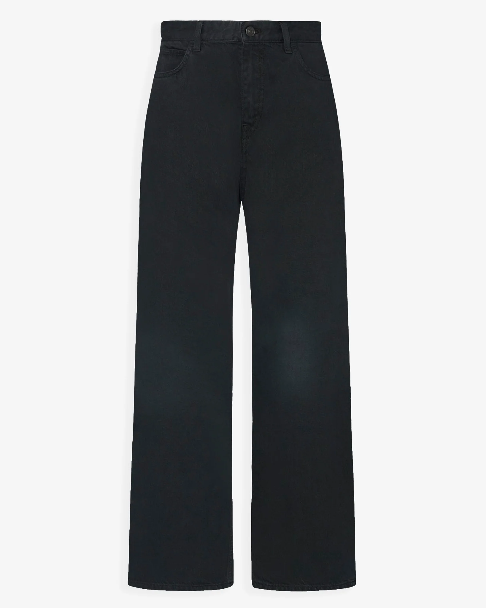 Eglitta black linen wide-leg pants