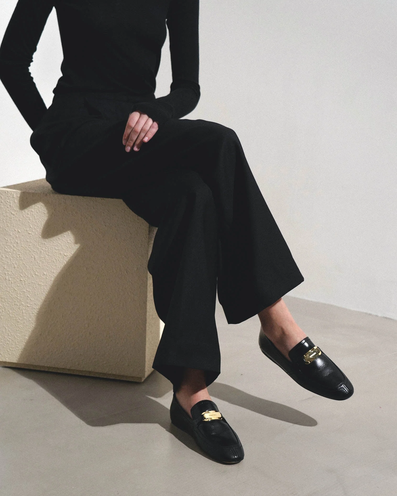 Elaine black loafers - Image 2