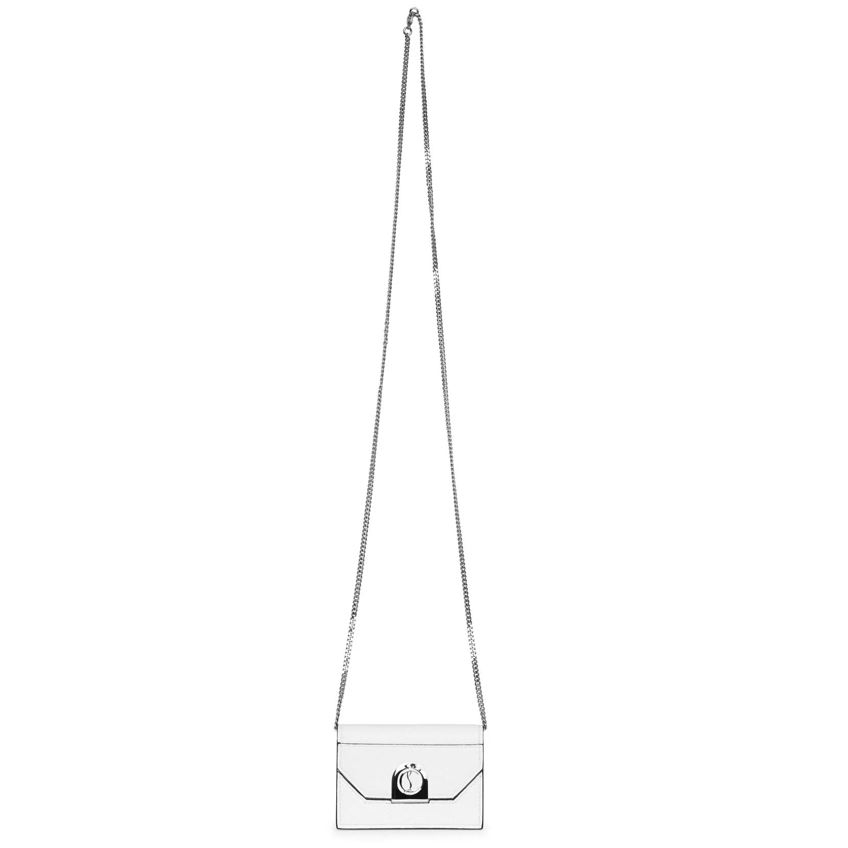 Elisa chain cardholder white and silver - Image 4