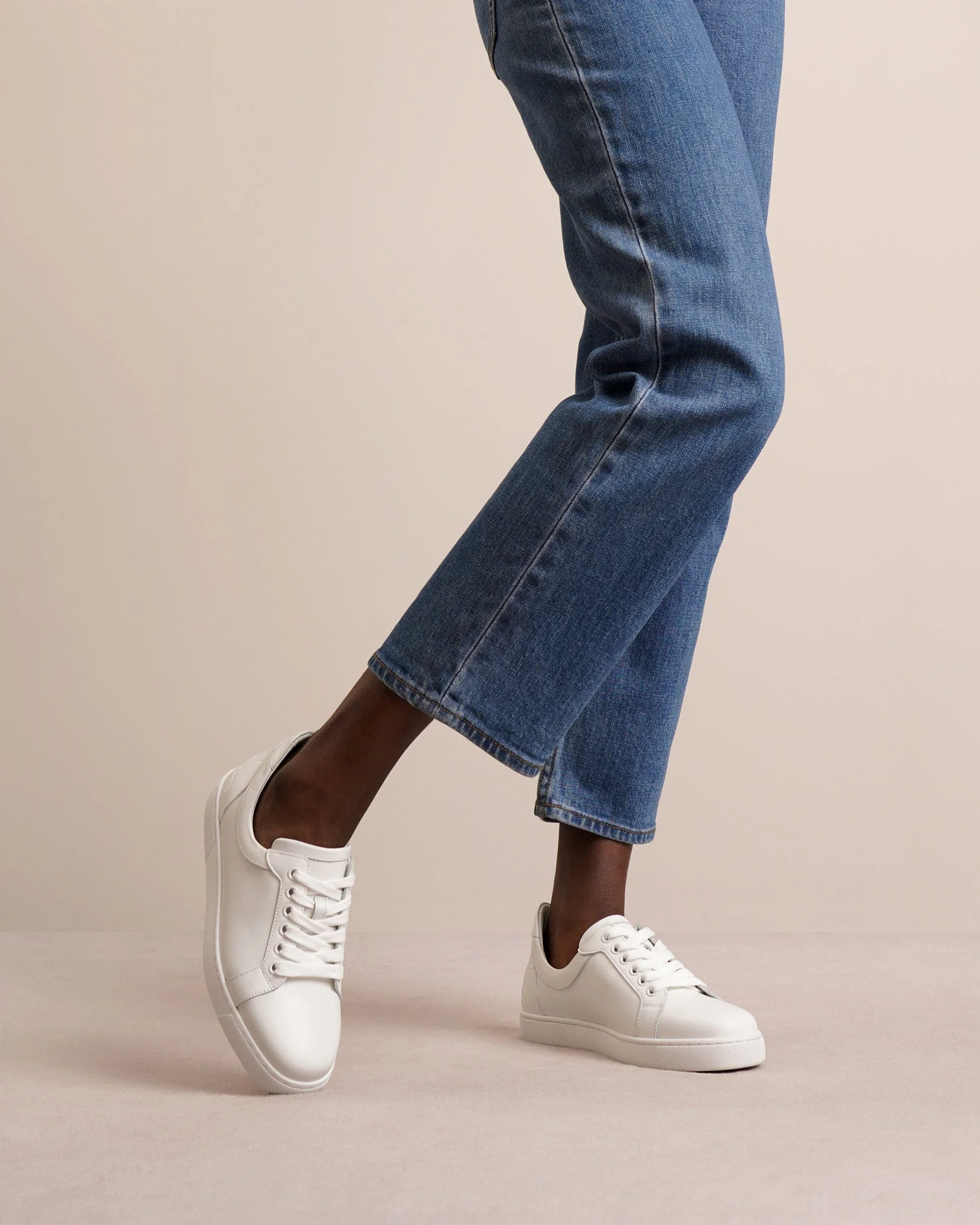 Elo Loubi white leather sneakers - Image 2