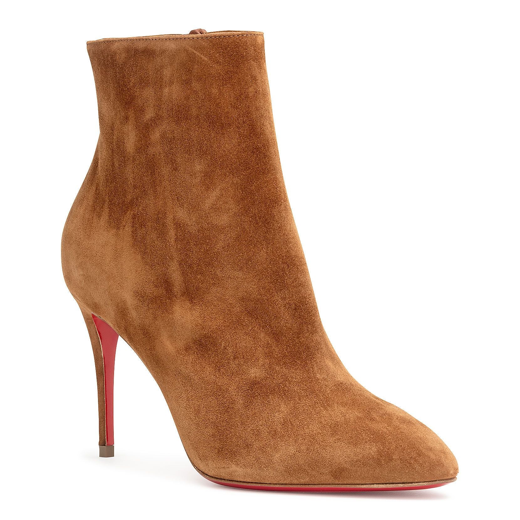 Eloise booty 85 tan suede ankle boots - Image 2