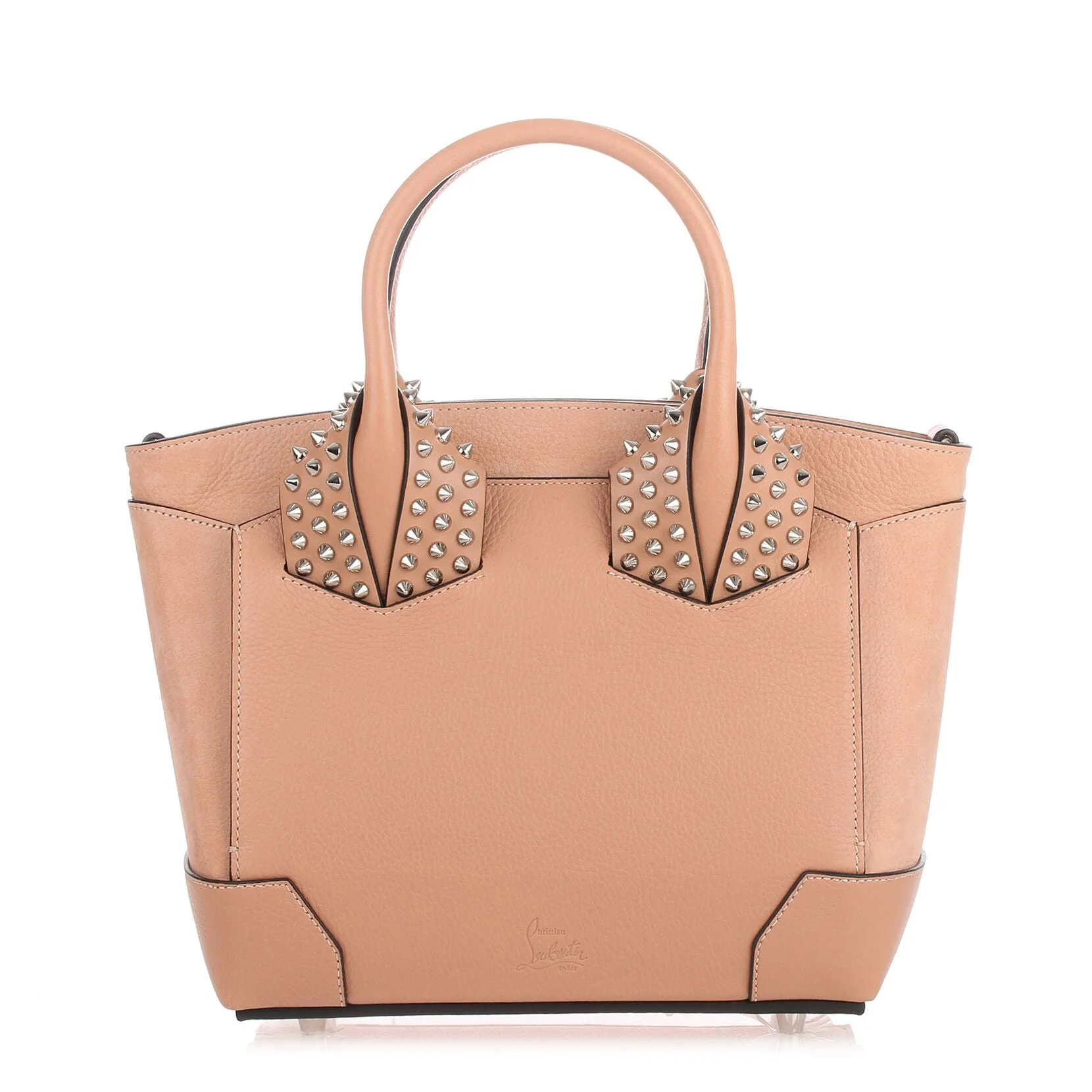 Eloise small beige leather bag