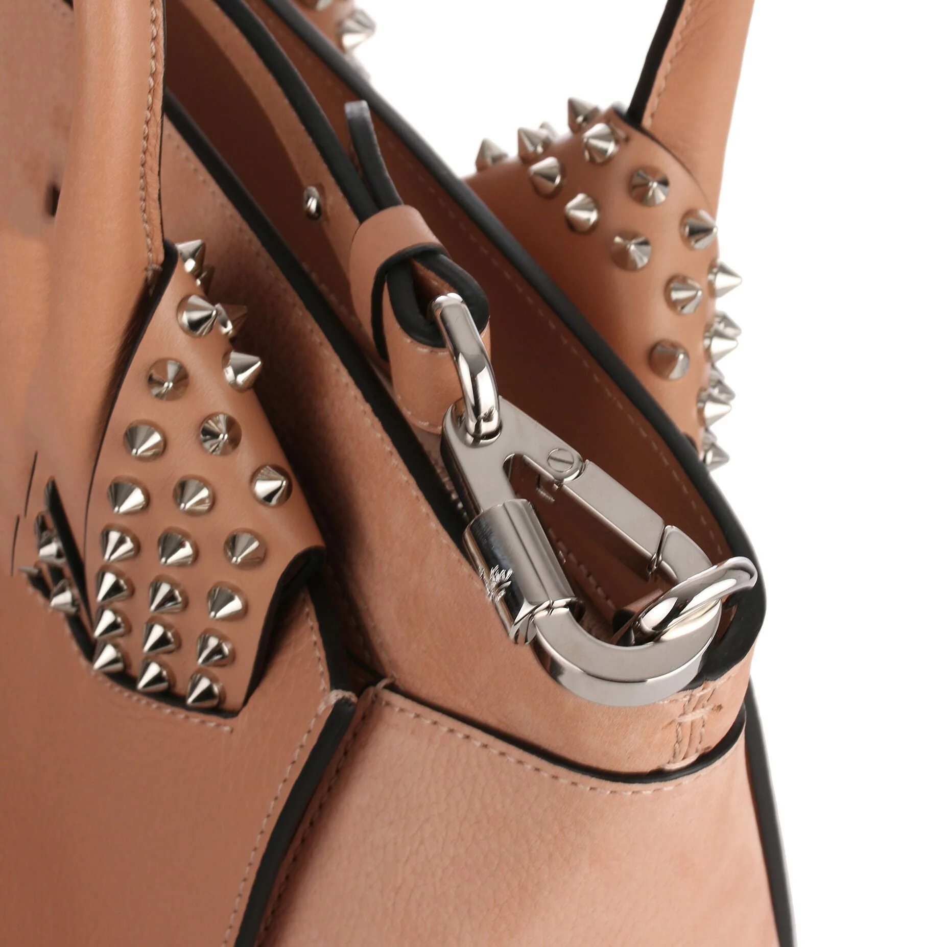 Eloise small beige leather bag - Image 4