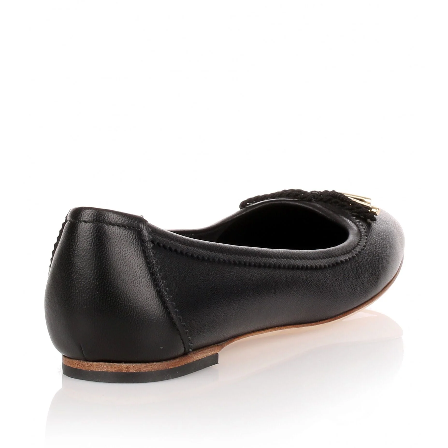 Enea black nappa ballerina - Image 3