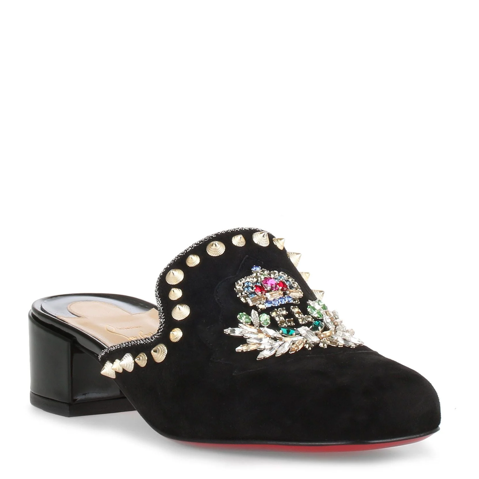 Evening sun 35 black suede mules - Image 2