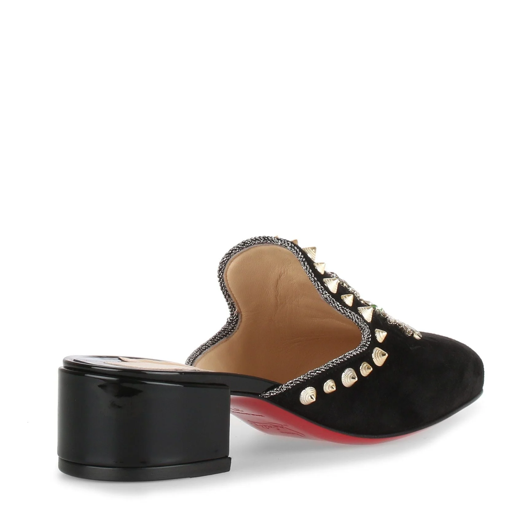Evening sun 35 black suede mules - Image 3