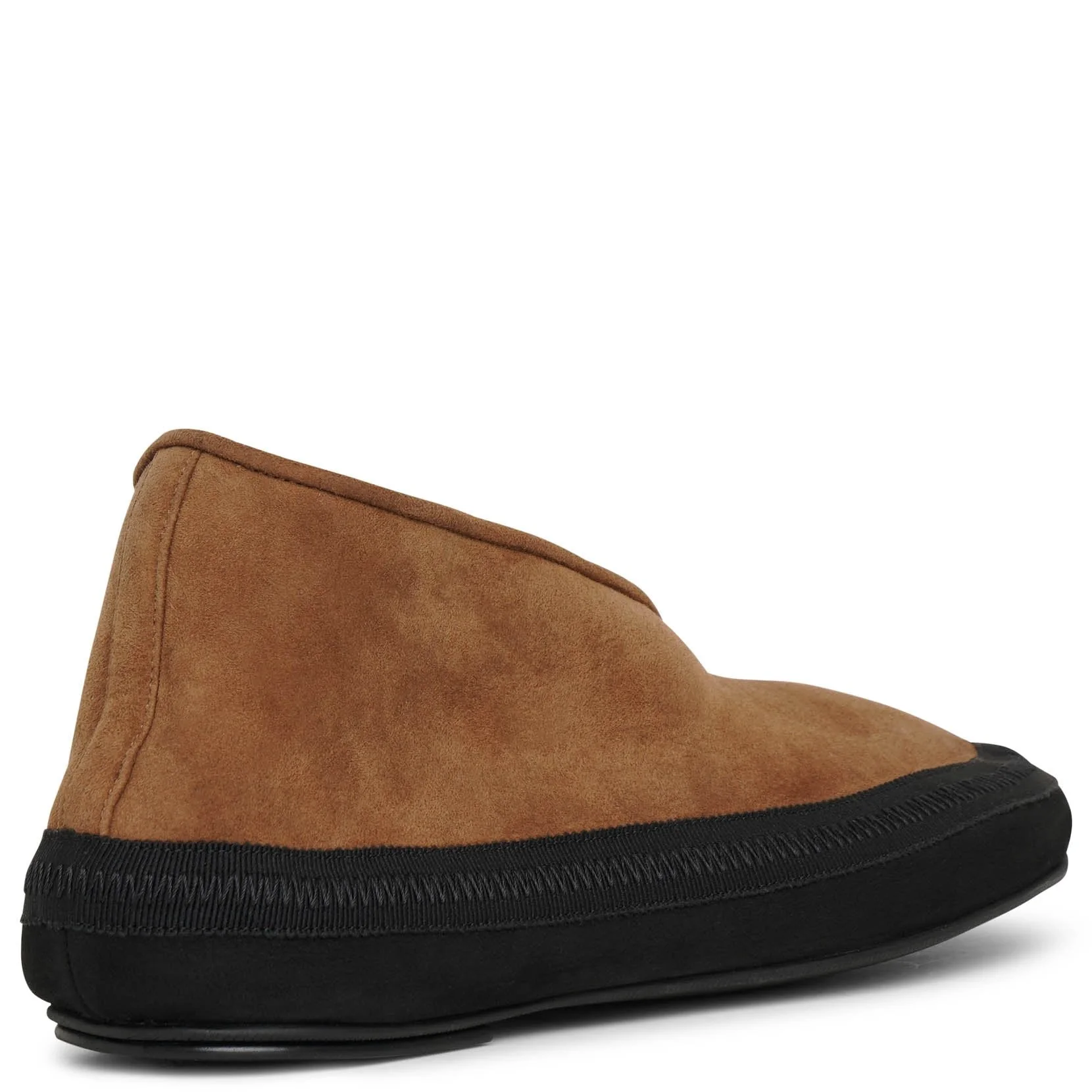 Fairy brown shearling flat shoes - Image 4