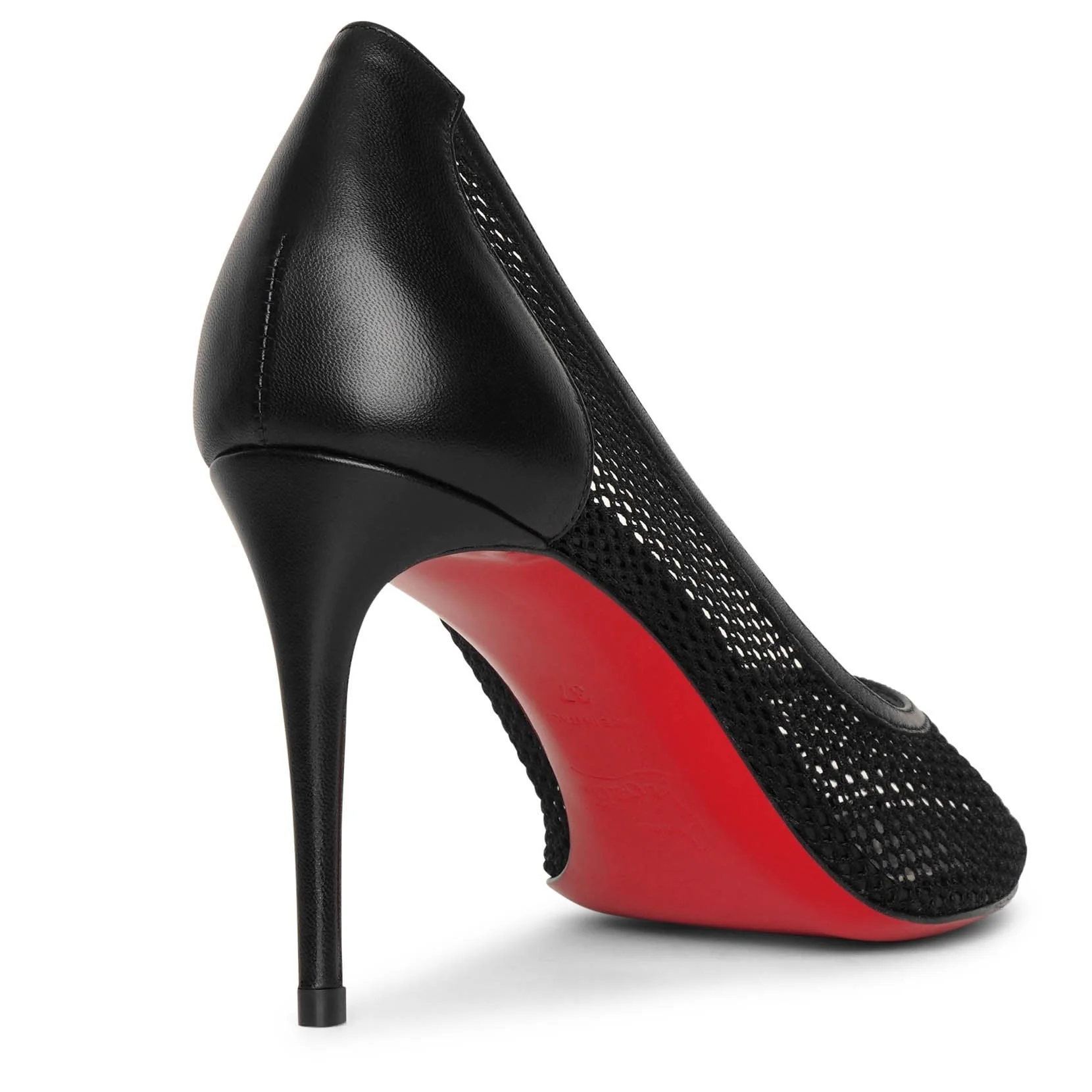 Filomena 85 mesh and leather pumps - Image 3