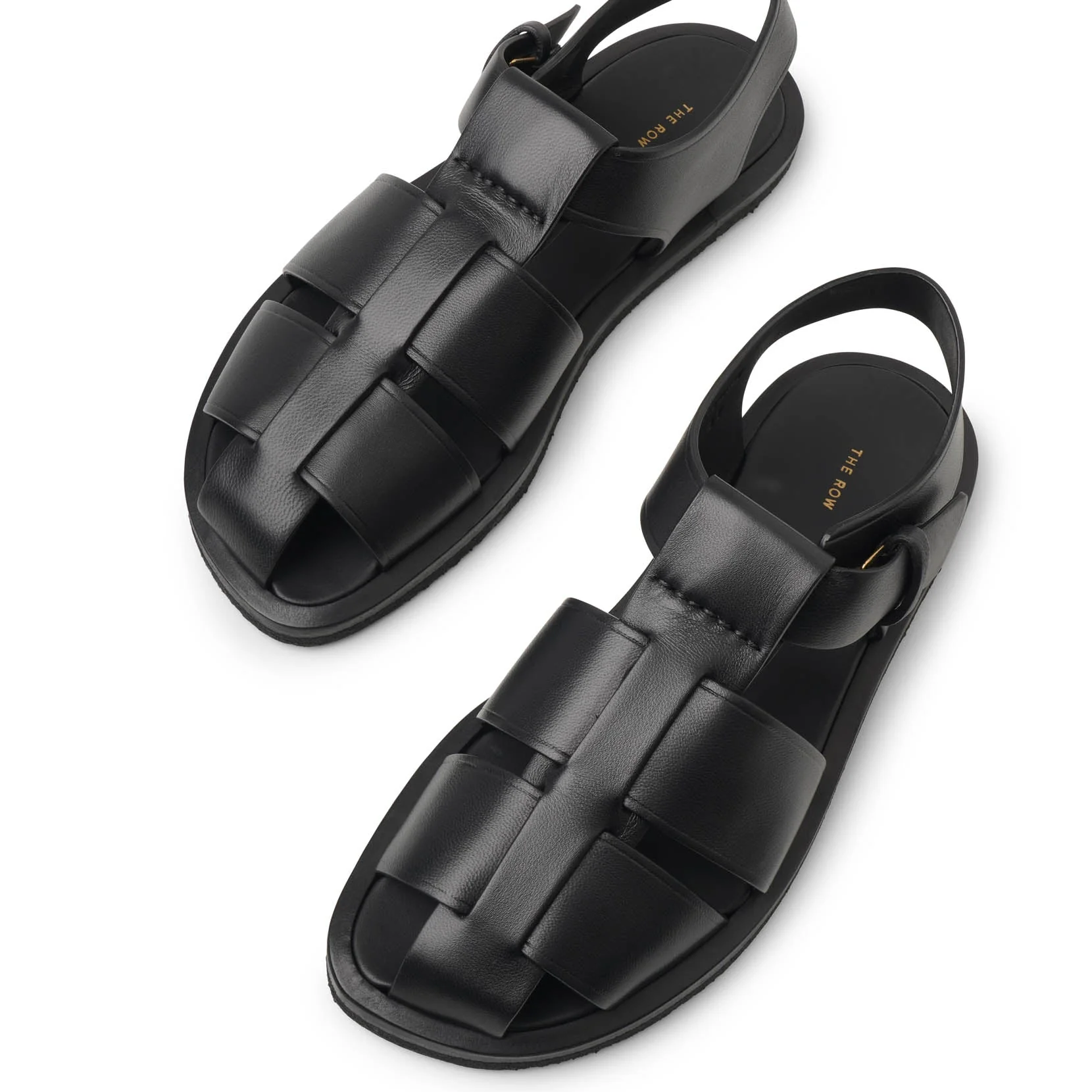 Fisherman black crepe sandals - Image 5