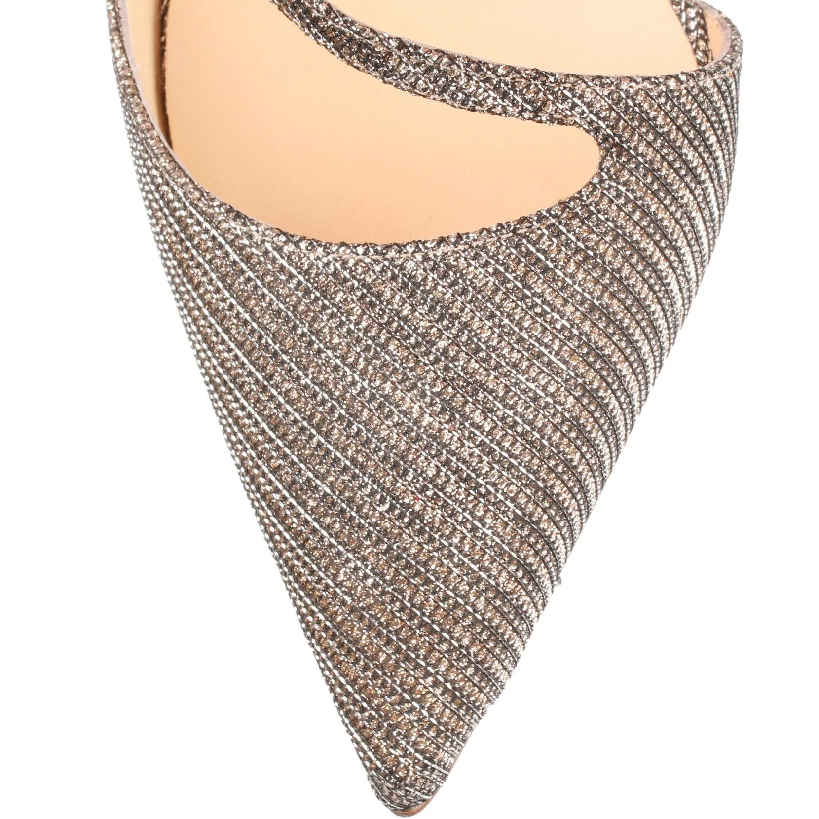 Fliketta 100 grey glitter pump - Image 4