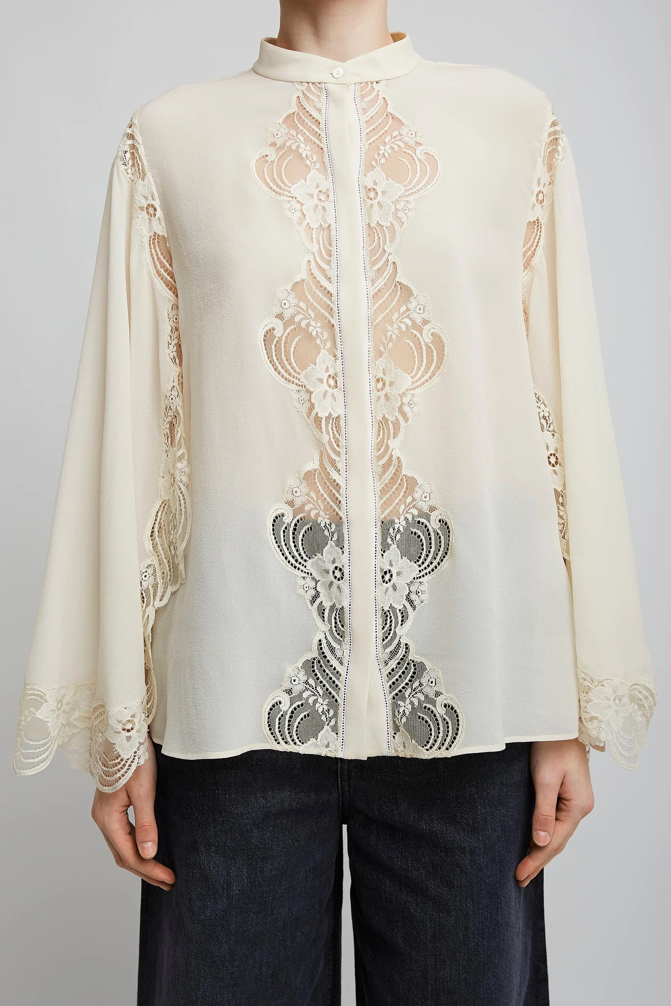 Fluid silk blouse - Image 2