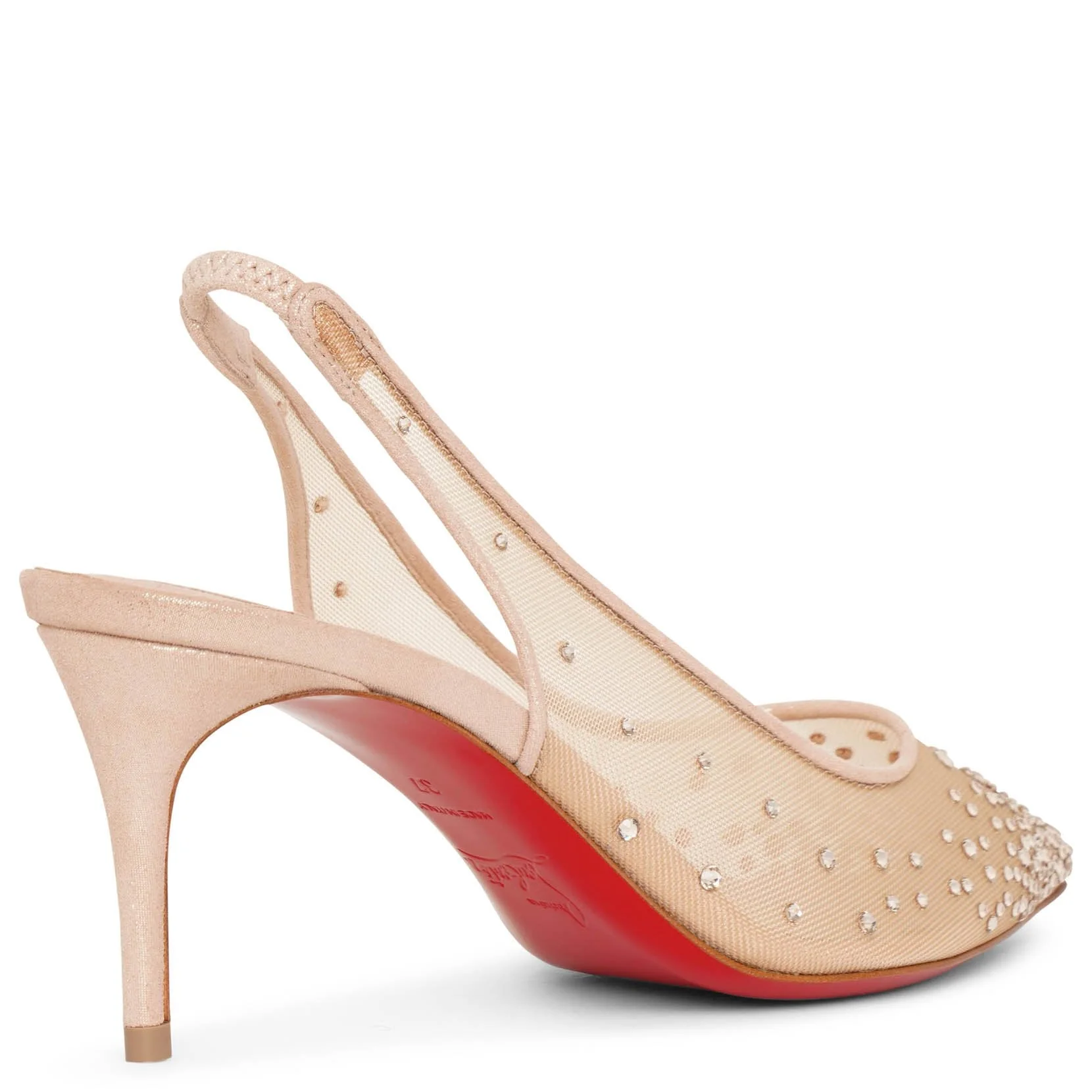 Follies Strass 70 sling-back pumps - Image 4