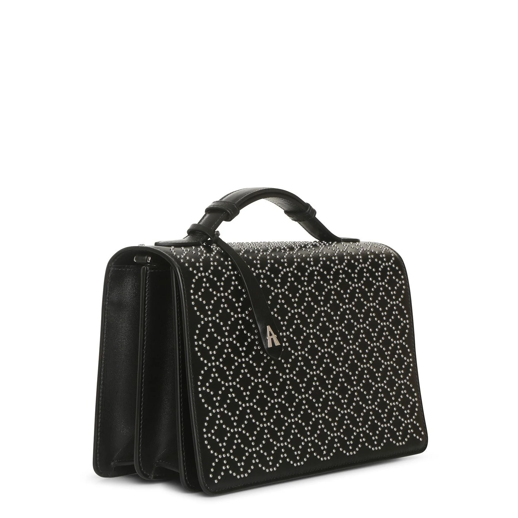 Franca Medium black studded bag - Image 2