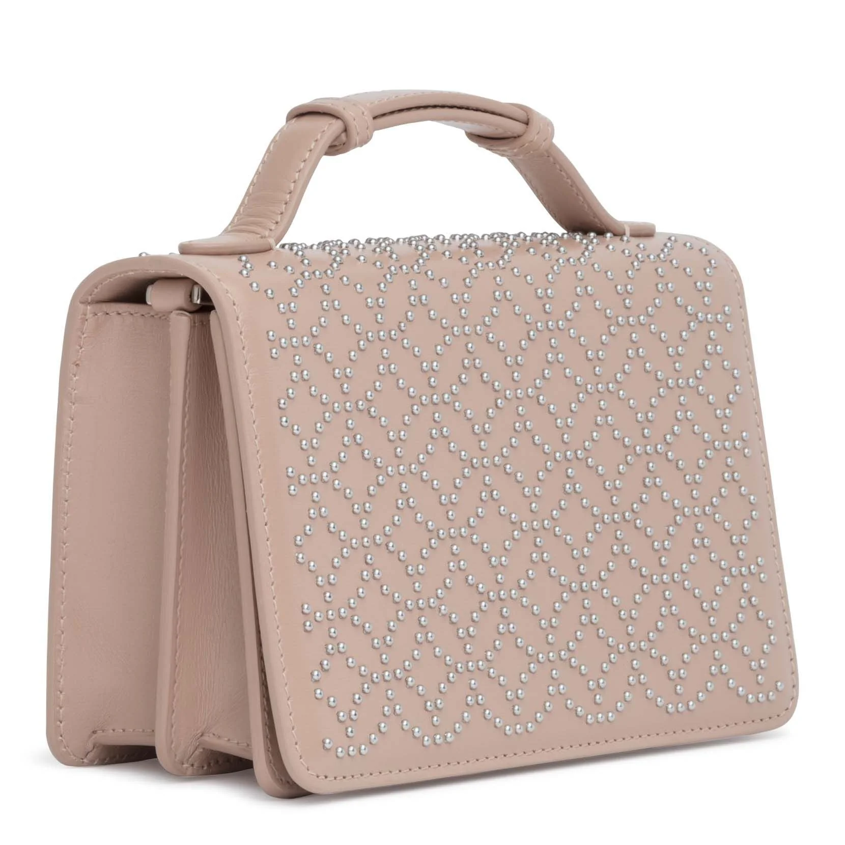 Franca Small light beige studded bag - Image 2