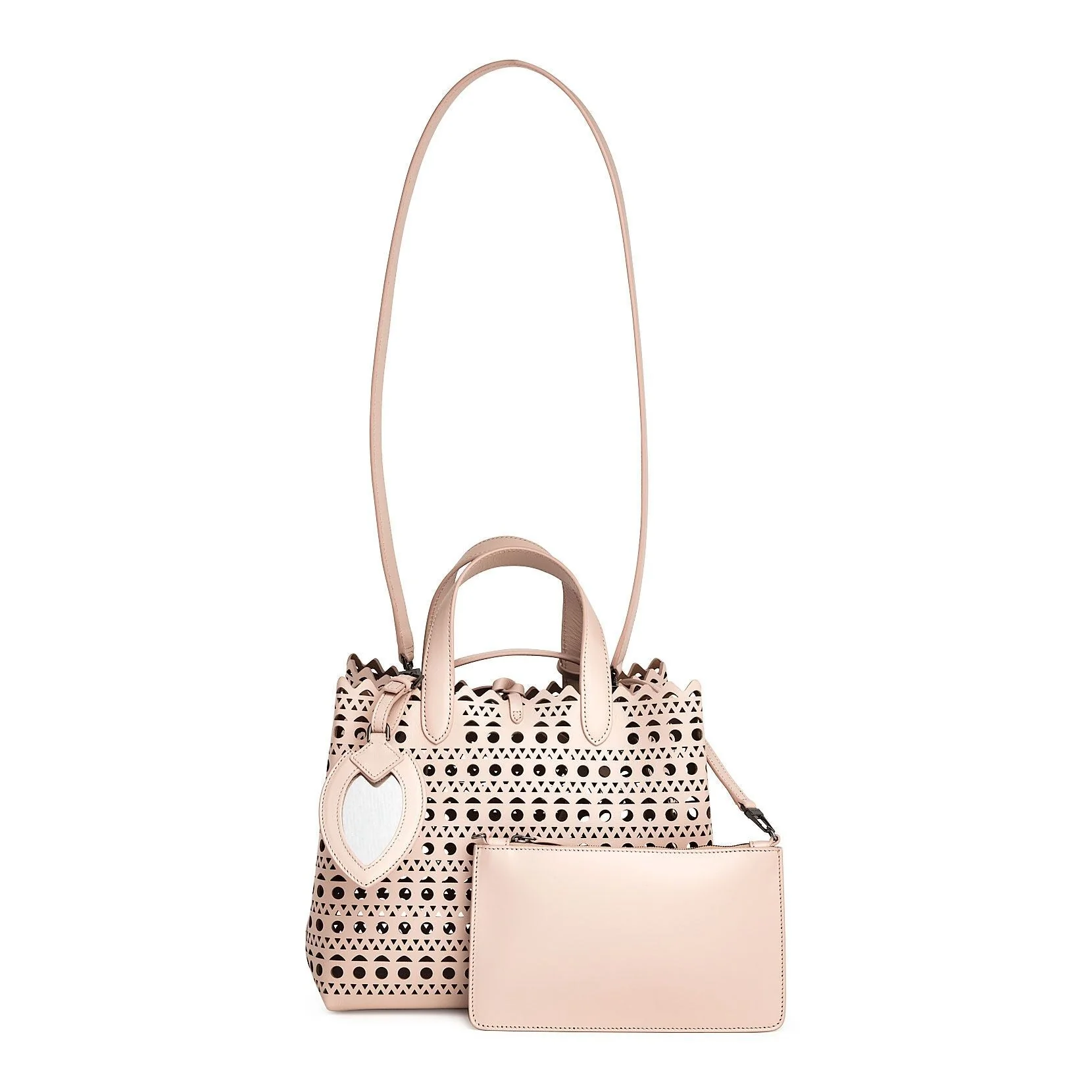 Frida Medium blush laser-cut bag - Image 3
