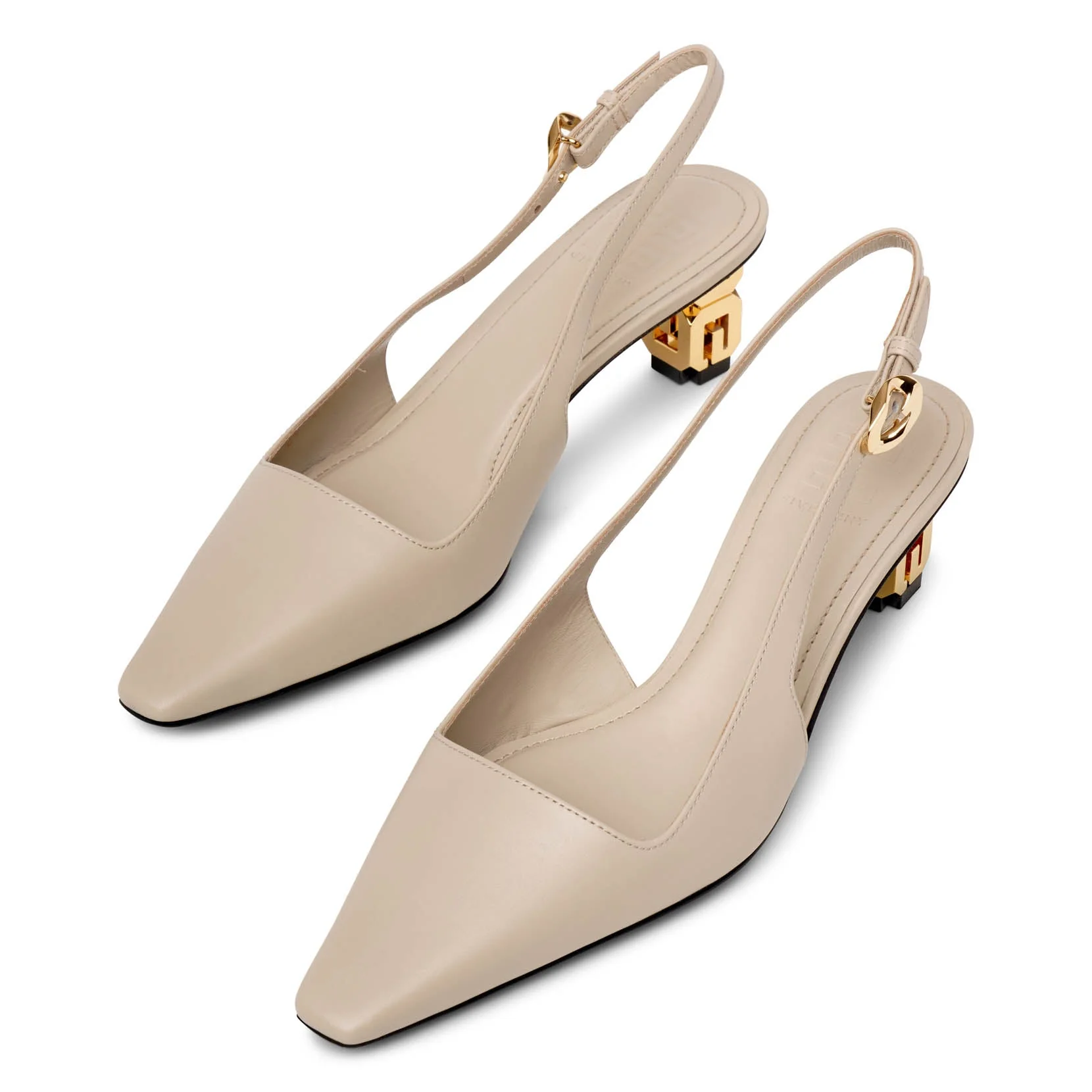 G Cube 50 beige slingback pumps - Image 5