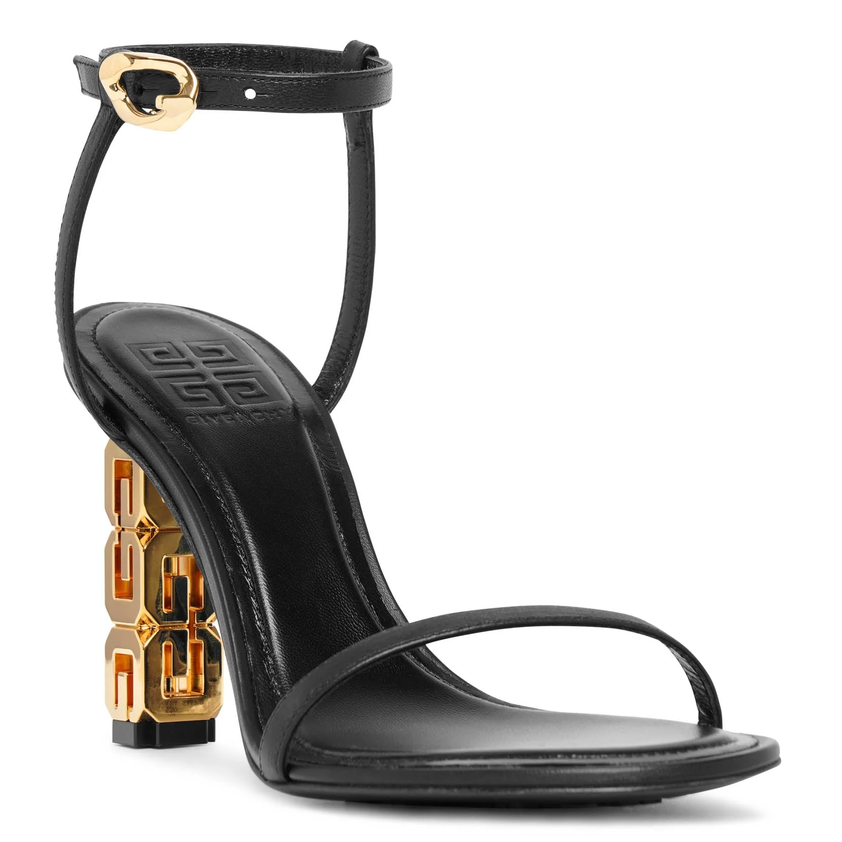 G Cube 85 black leather sandals - Image 3
