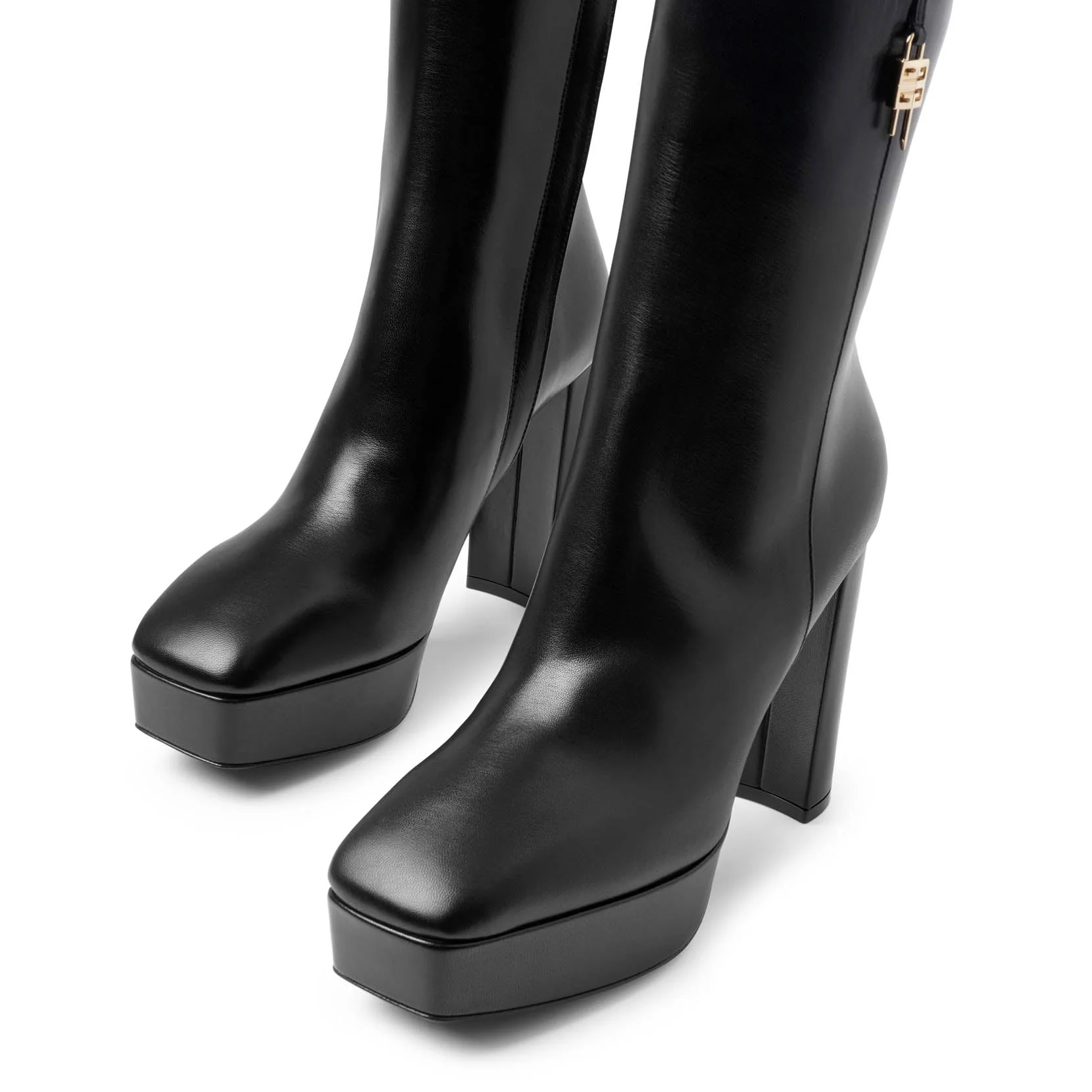 G Lock black platform ankle boots - Image 6