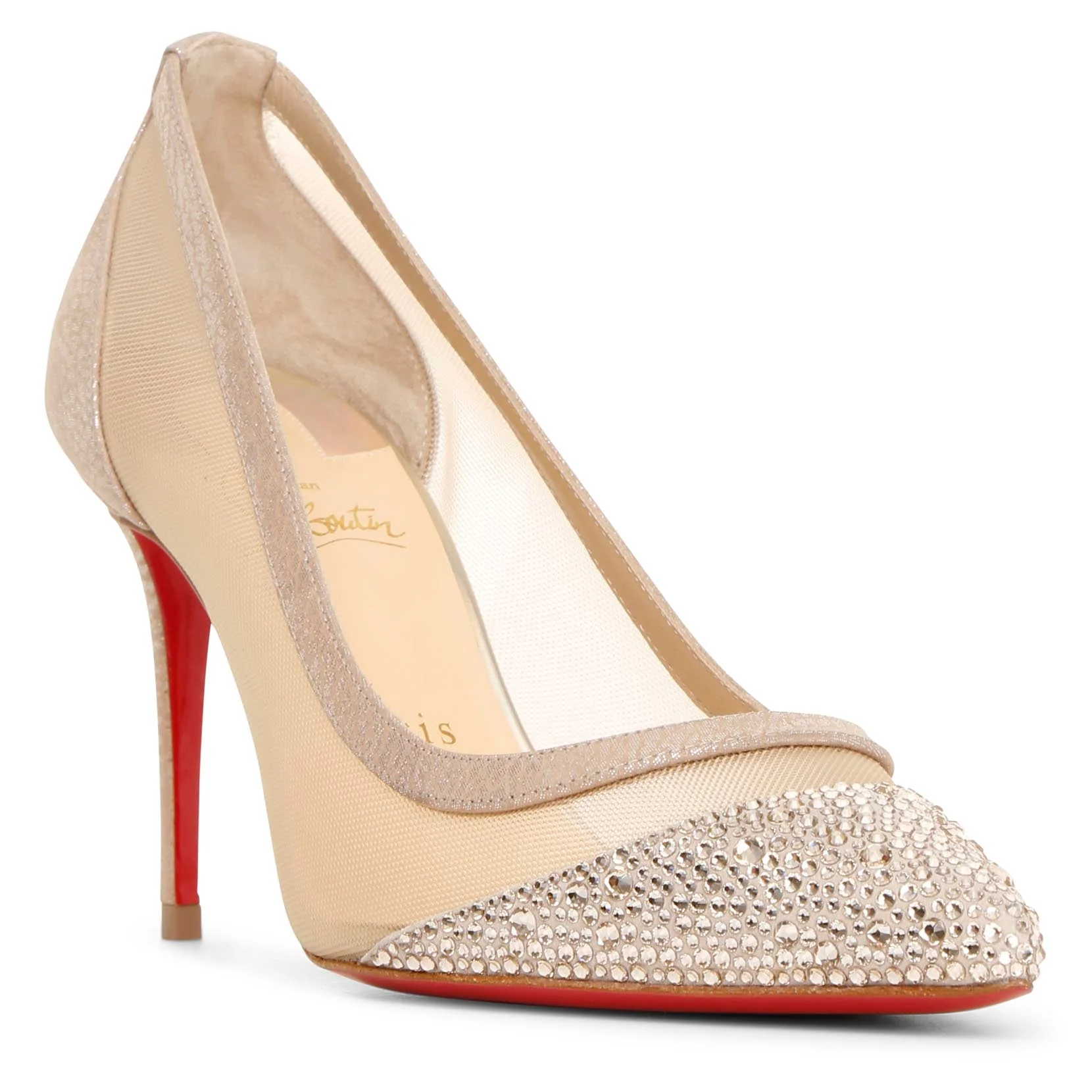 Galativi strass 85 nude pumps - Image 3