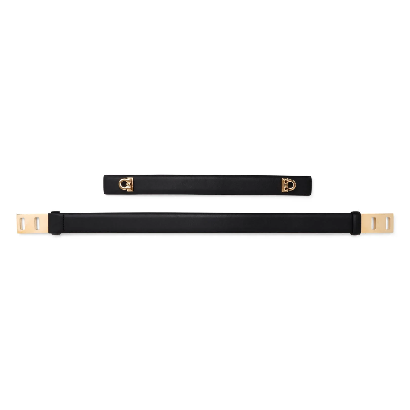 Gancini black adjustable belt - Image 4