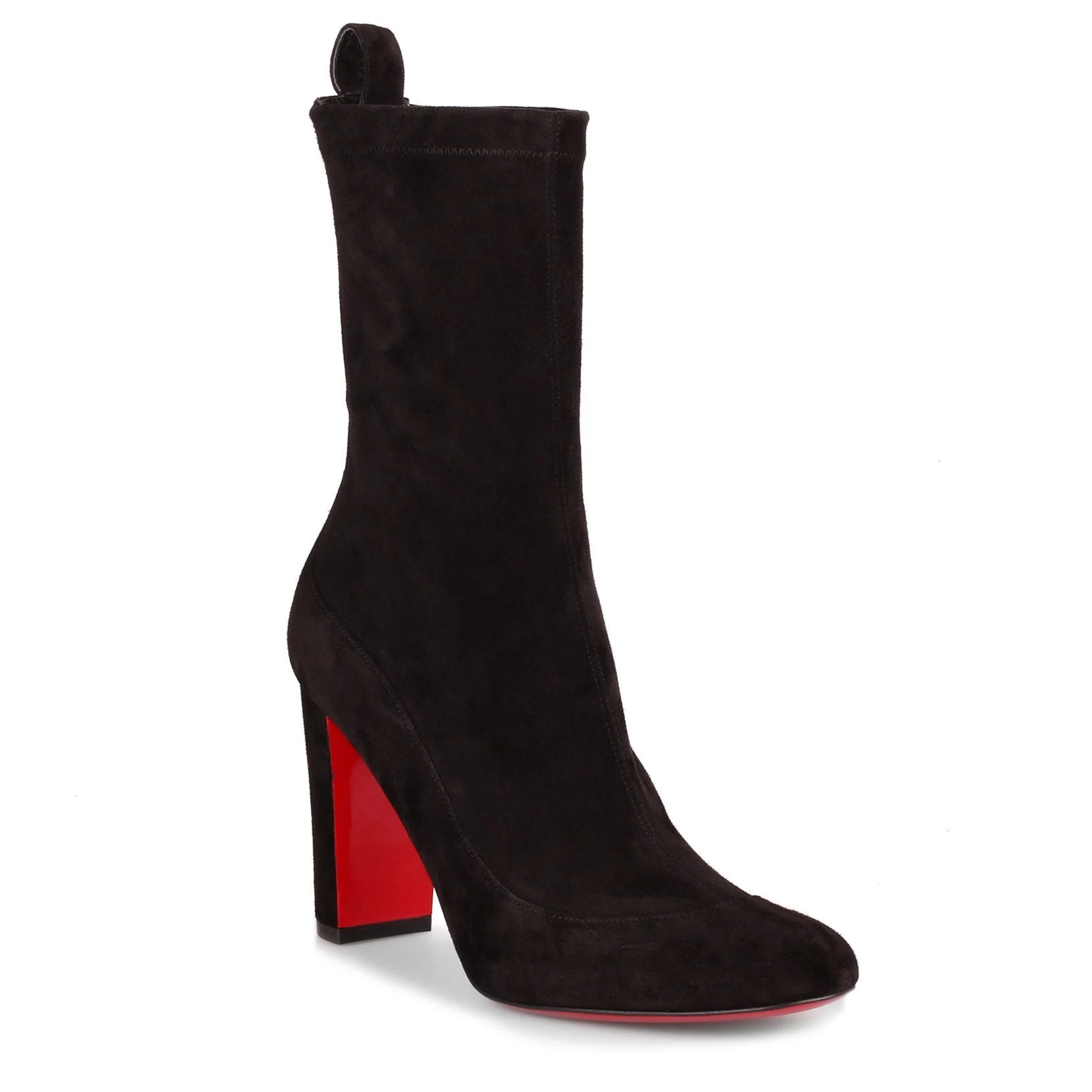 Gena 85 black suede stretch boot - Image 2