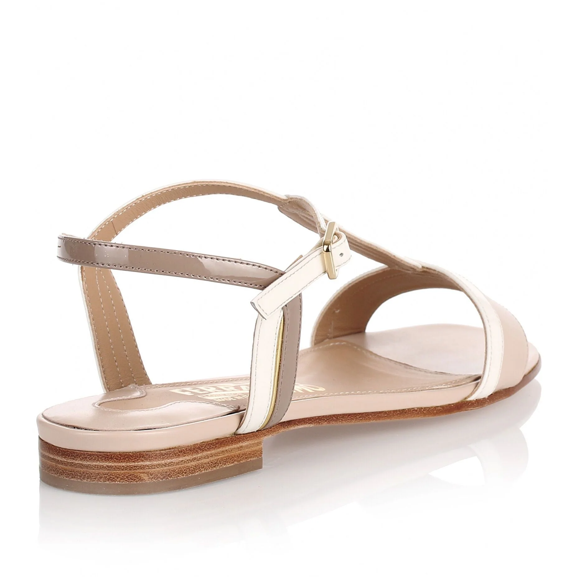 Gerry macadamia leather sandal - Image 3