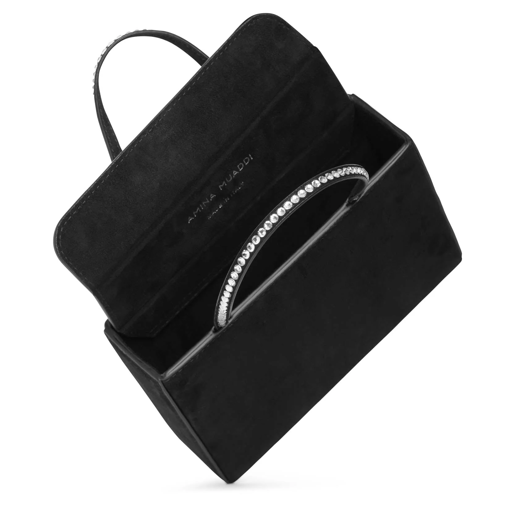 Gilda black suede tote - Image 5
