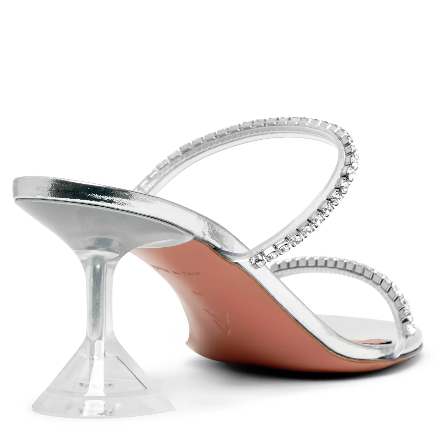 Gilda embellished transparent pvc sandals - Image 4